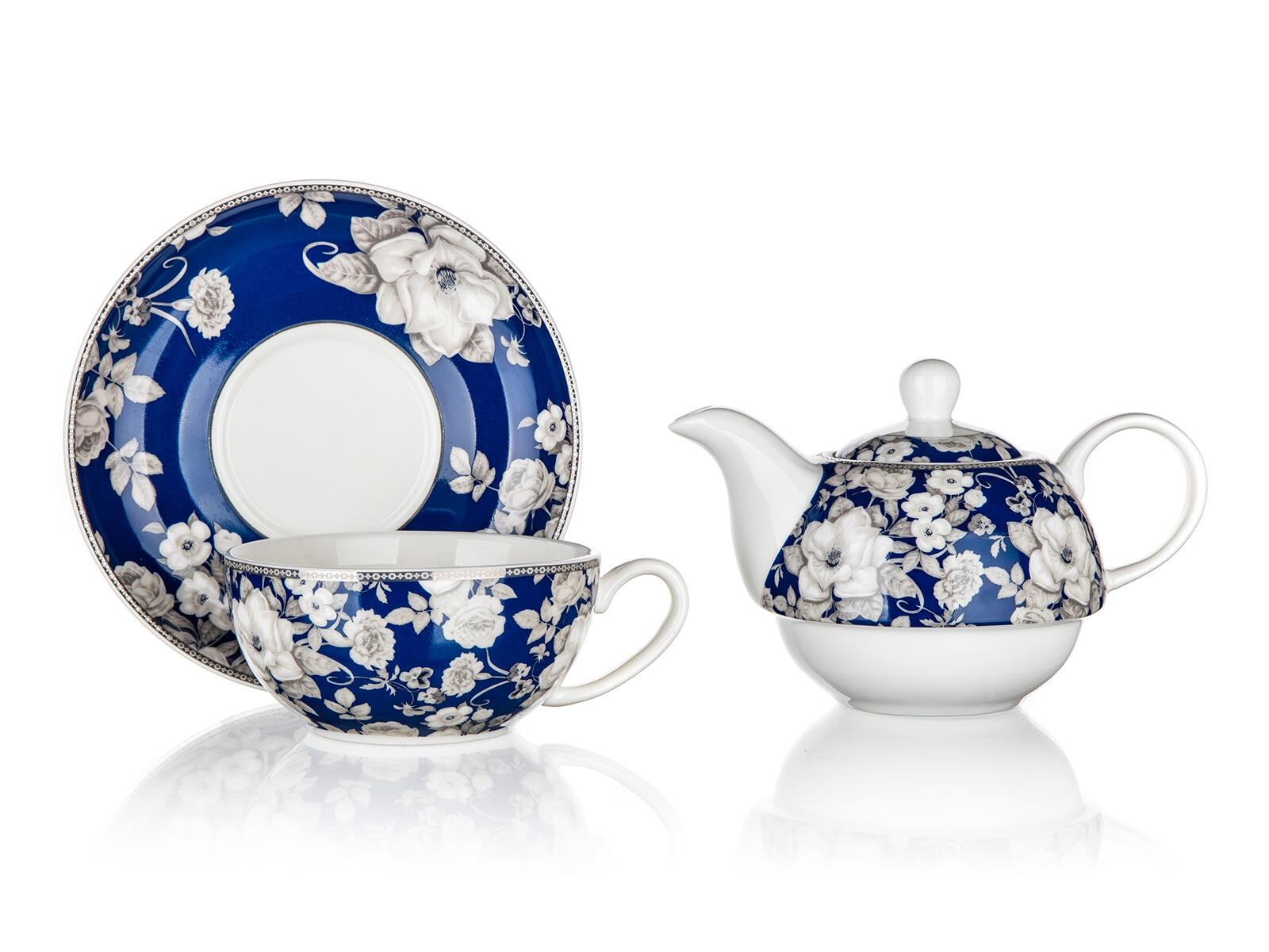 konvička 400ml + šálek 220ml FLOWER keramika 0.85 Kg MTA MAXMIX Sklad14 326917