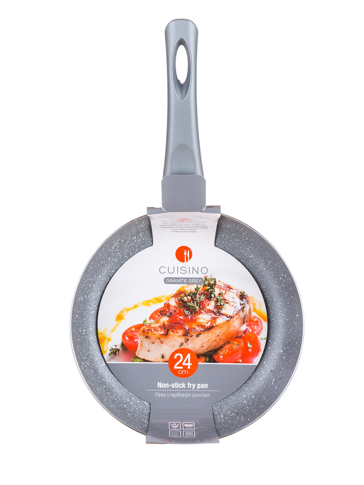 pánev 24x5cm nepřiln.povrch GRANITE GREY 0.55 Kg MTA MAXMIX Sklad14 326255