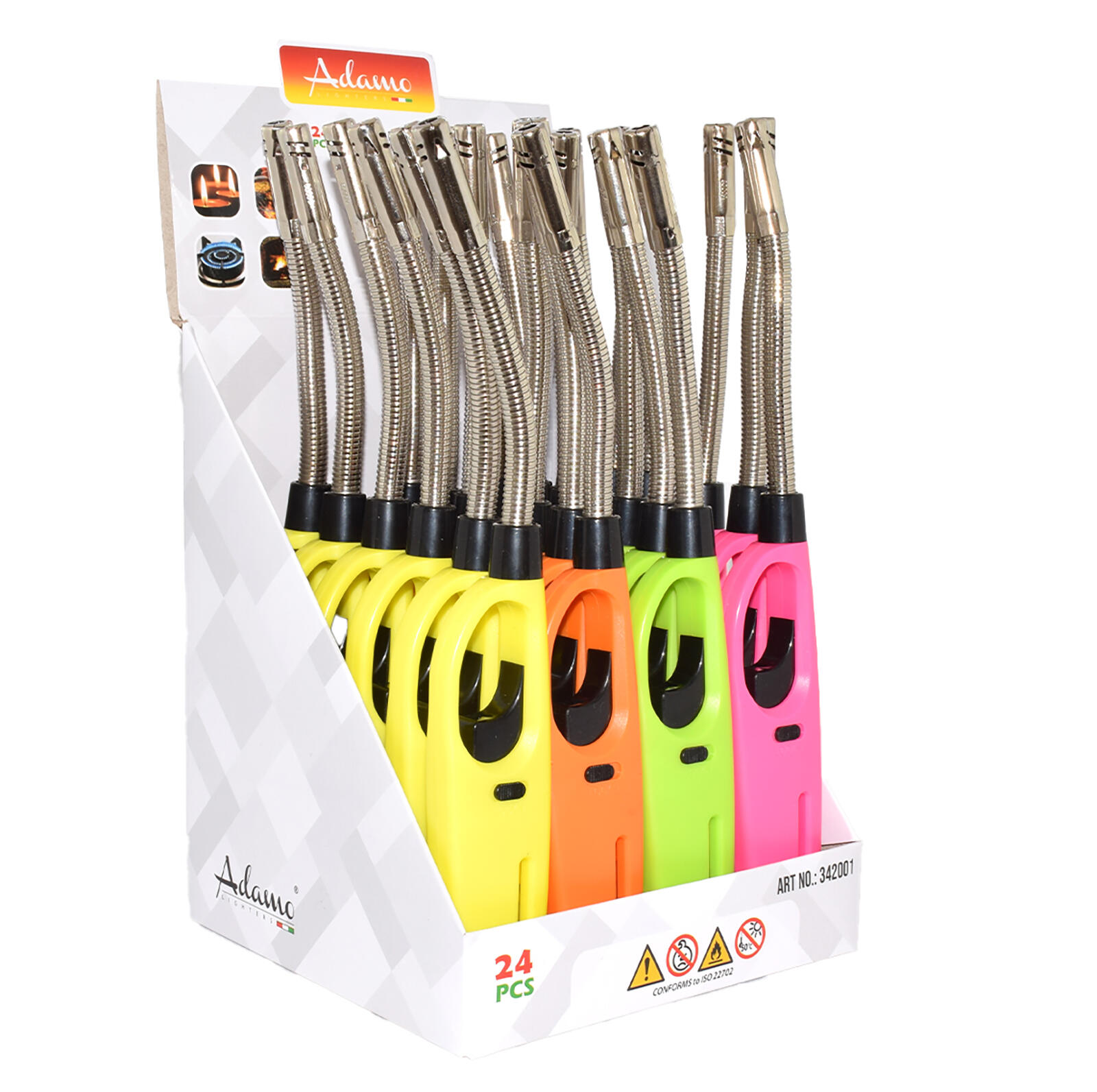 zapalovač 25cm plamínkový, dětská pojistka, mix barev 0.02 Kg MTA MAXMIX Sklad14 581725 3661075179250
