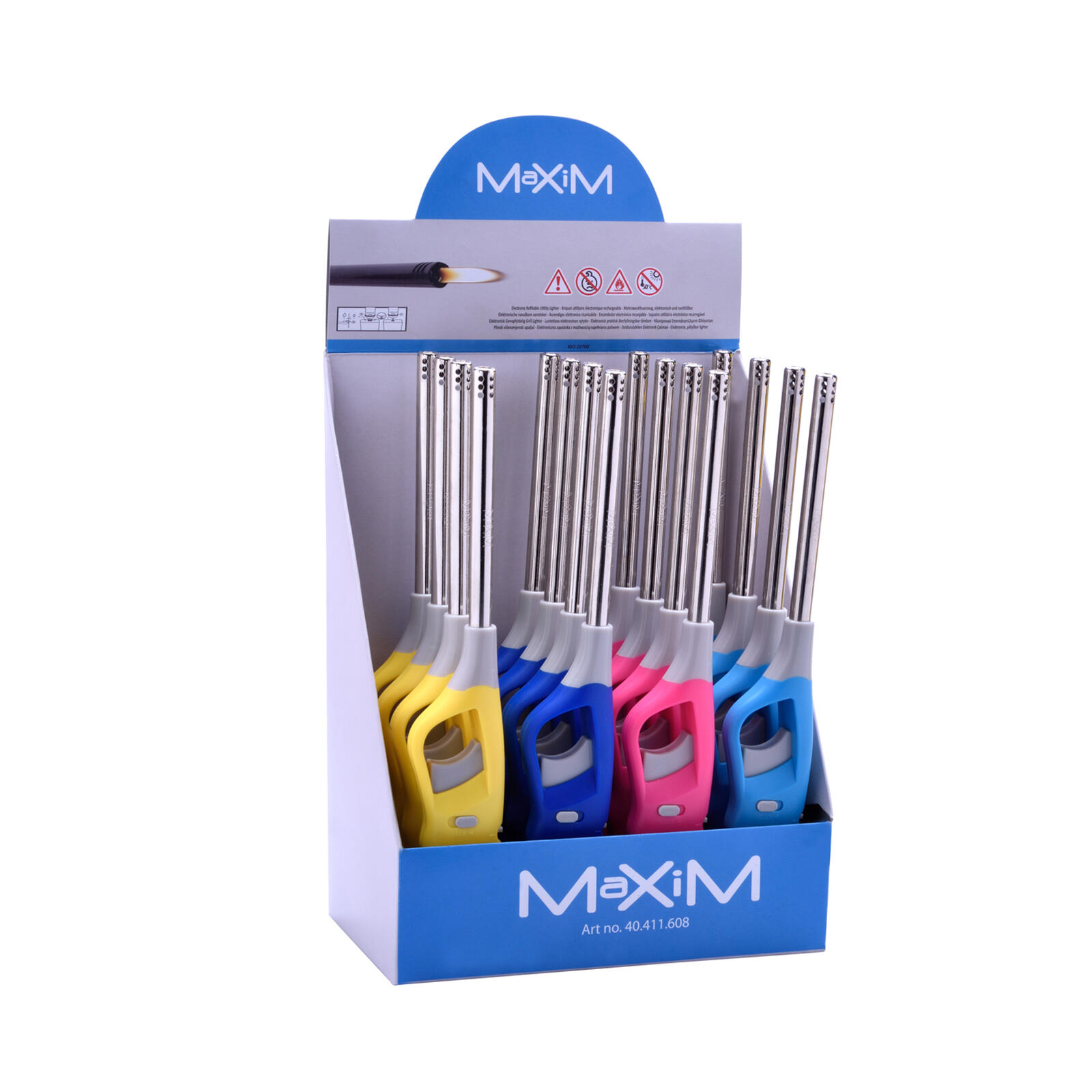 zapalovač MAXIM 26,5cm plamínkový mix barev 0.46 Kg MTA MAXMIX Sklad14 581728