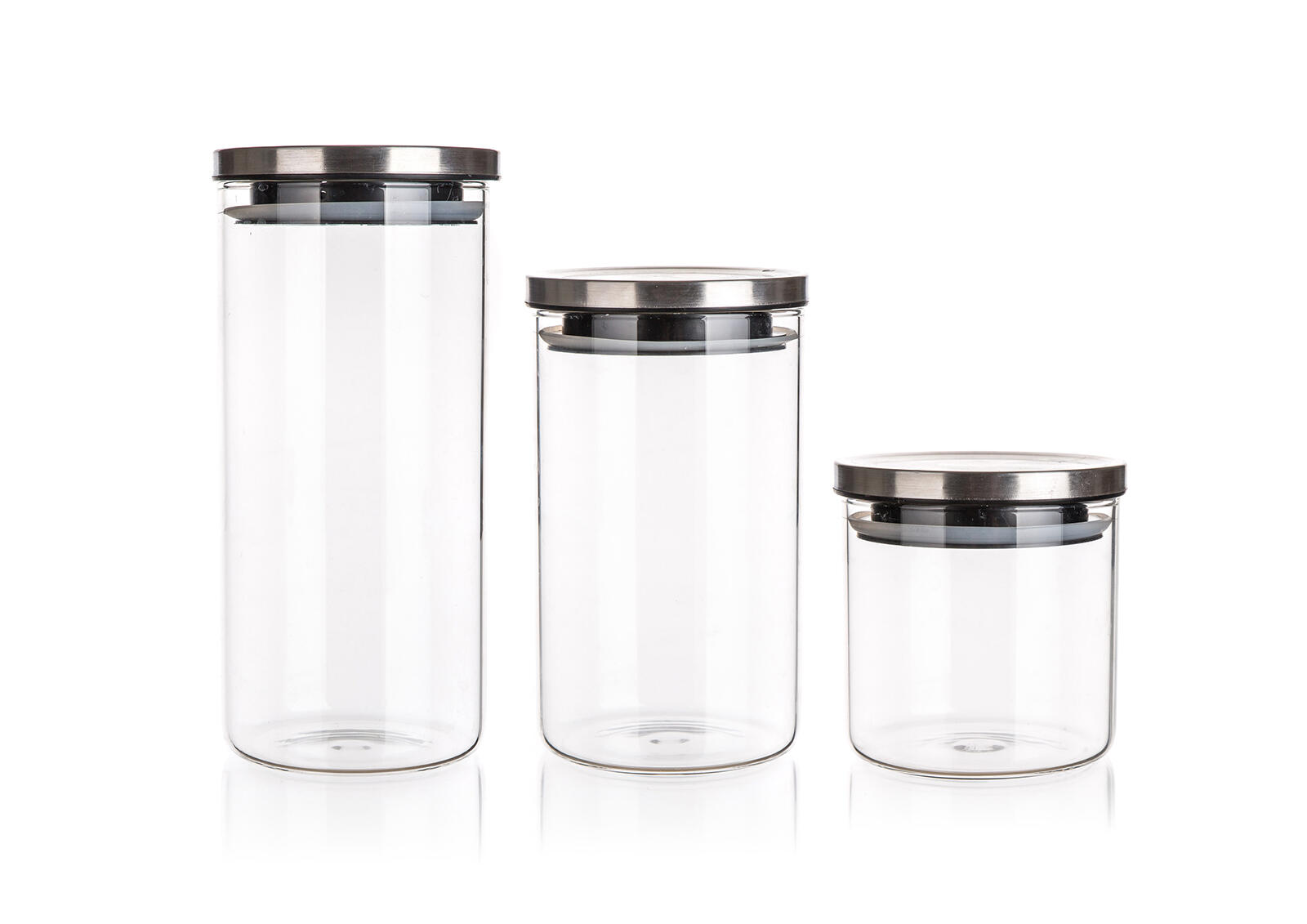 dóza FREIA sada 3díl.(0,65+1,1+1,45l) skl.+nerez víčko 1 Kg MTA MAXMIX Sklad14 326986