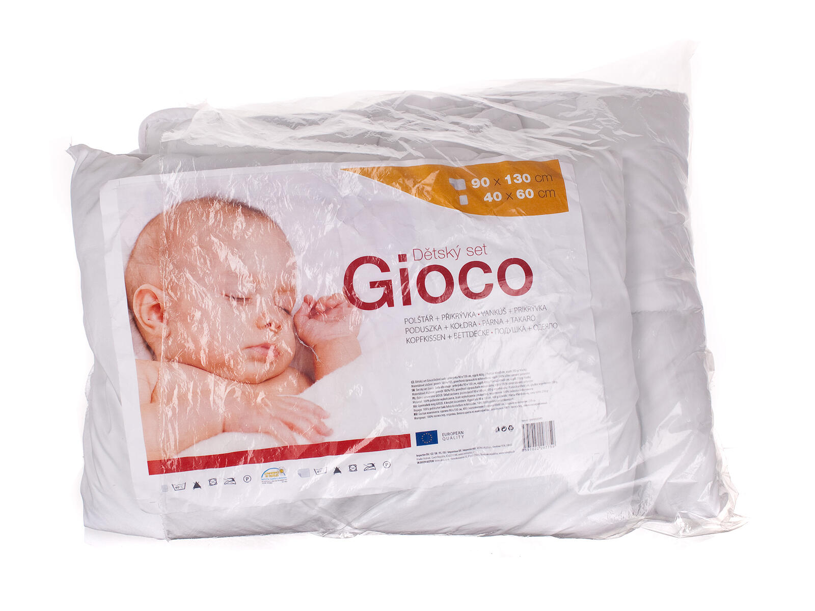 polštář a přikrývka GIOCO, dětská 0.85 Kg MTA MAXMIX Sklad14 326988