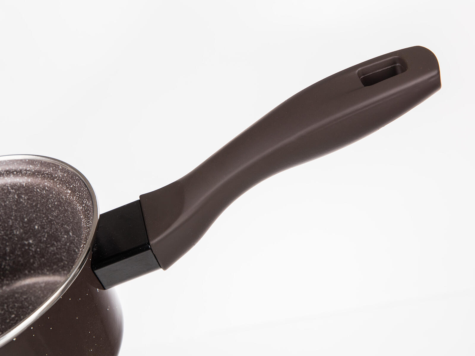 rendlík s ručkou 14x6,5cm smalt.povrch GRANITE Dark Brown 0.44 Kg MTA MAXMIX Sklad14 326994