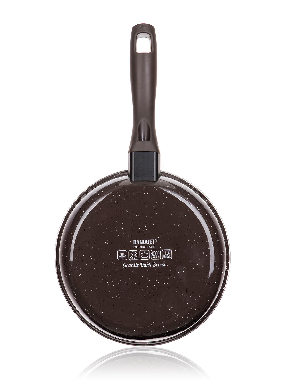 rendlík s ručkou 14x6,5cm smalt.povrch GRANITE Dark Brown 0.44 Kg MTA MAXMIX Sklad14 326994