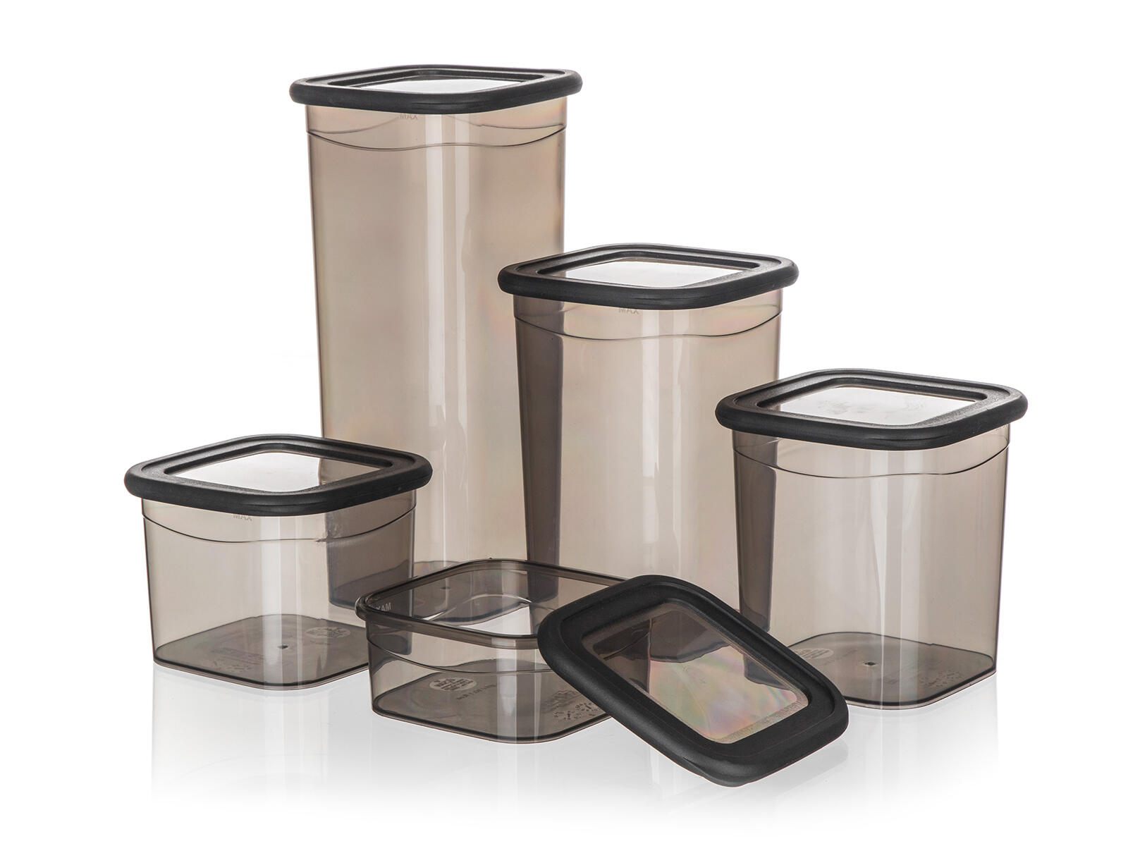 dóza LISSA čtvercová 0,3l (11x11x4,5cm) PH KOUŘ 0.06 Kg MTA MAXMIX Sklad14 327007