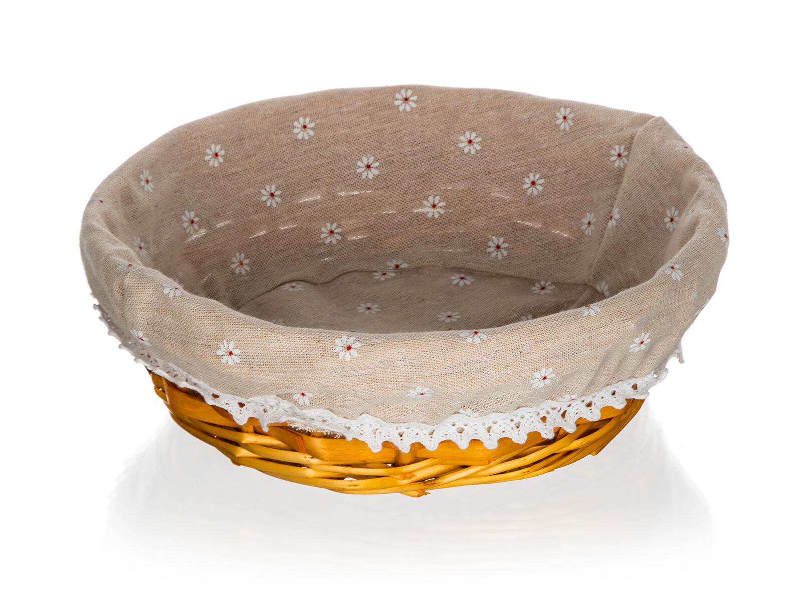 košík DAISY kulatý 25x8cm proutěný 0.1 Kg MTA MAXMIX Sklad14 327010 8596417106456
