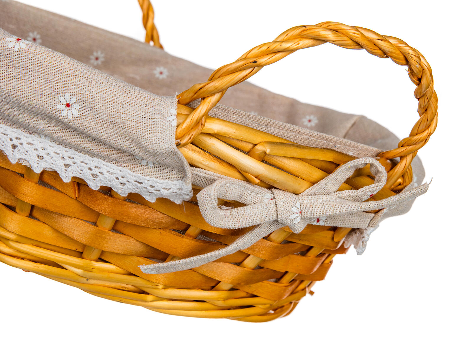 košík DAISY kulatý 30x12cm s uchy proutěný 0.16 Kg MTA MAXMIX Sklad14 327011