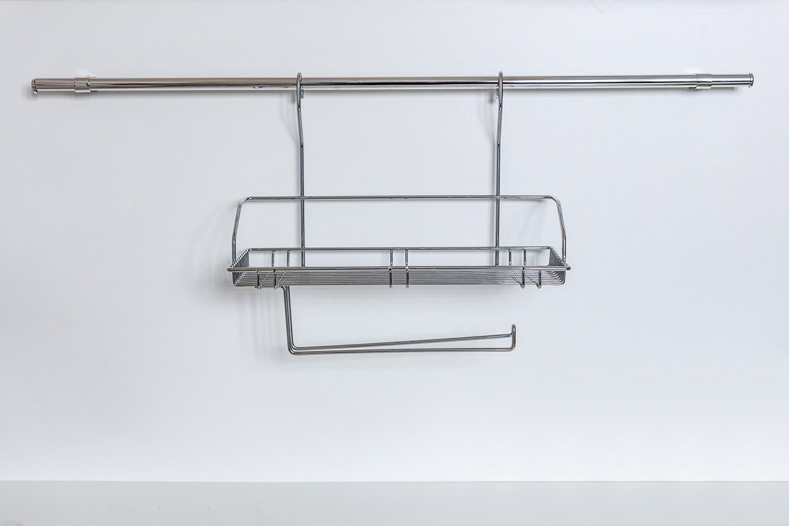 polička závěsná VARIELLA s držákem 40x34x21cm Cr 0.86 Kg MTA MAXMIX Sklad14 327014