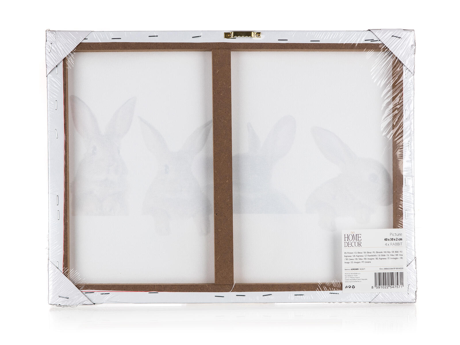 obraz 4 KRÁLÍCI 40x30x2cm 0.35 Kg MTA MAXMIX Sklad14 327038