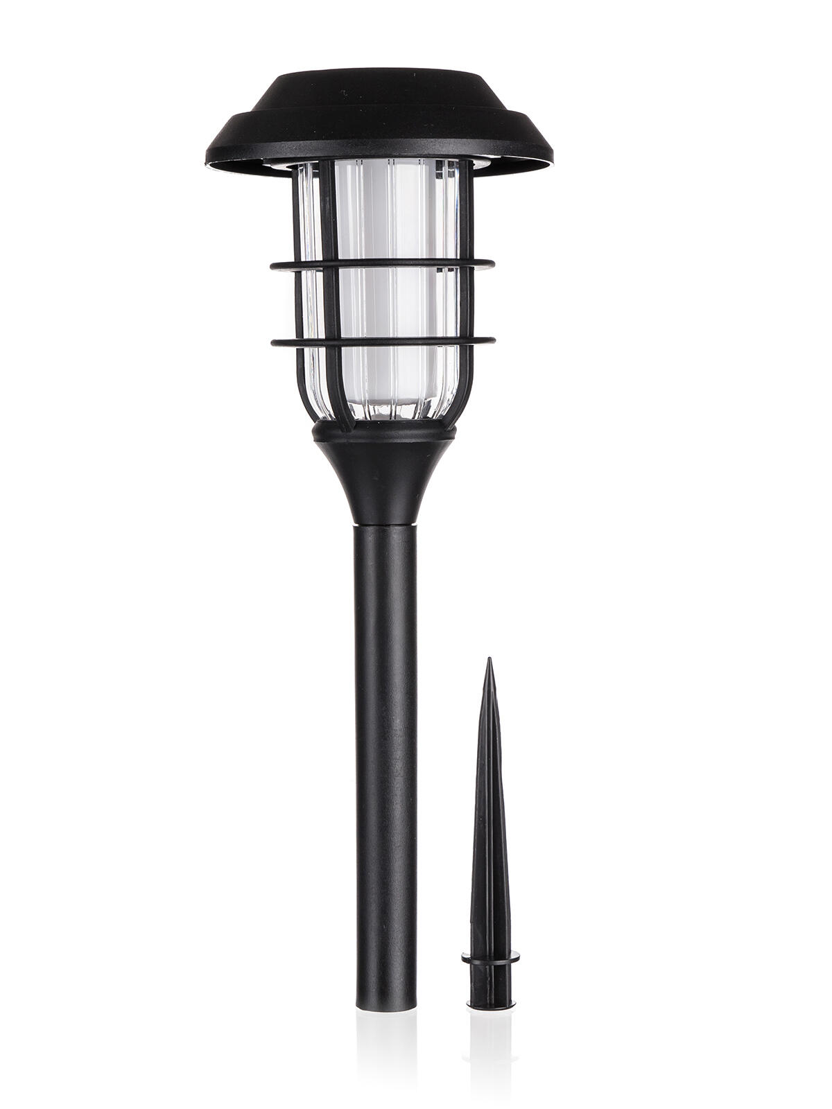 lampa solární pr.11,8cm, v.42,7cm, 12LED, PH ČER 0.18 Kg MTA MAXMIX Sklad14 327046