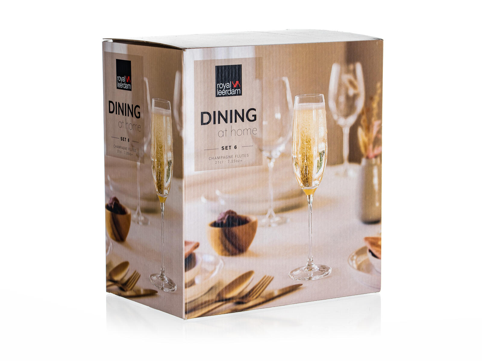 sklenice na šampus flétna 210ml DINING (6ks)