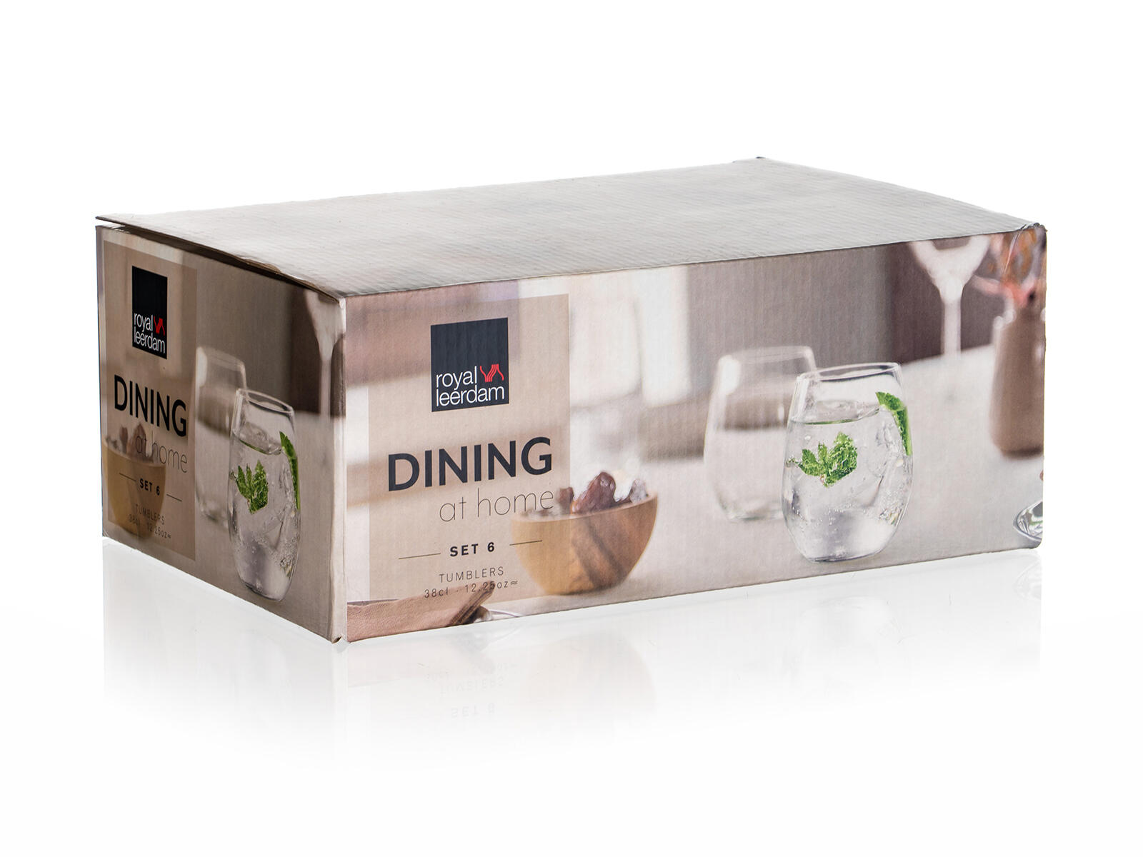 sklenice 380ml DINING nízká (6ks)