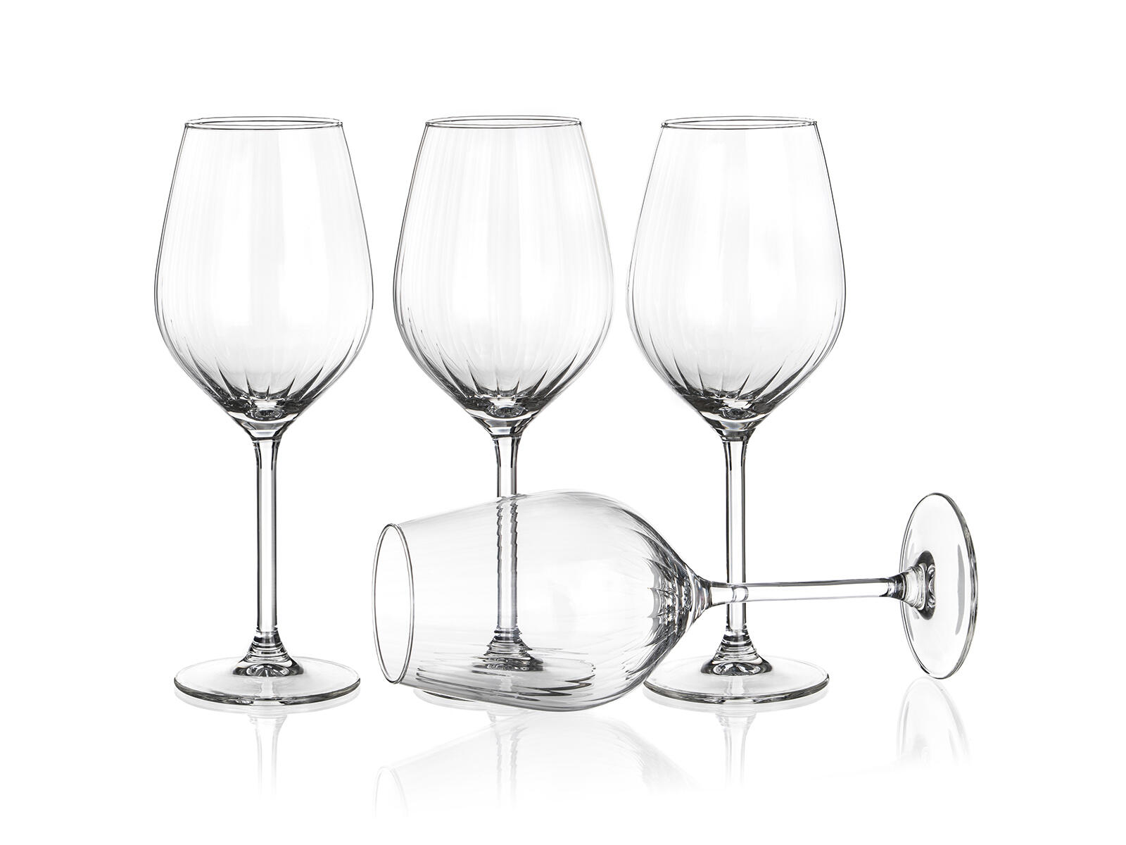 sklenice na červené víno 510ml PLISSÉ (4ks)