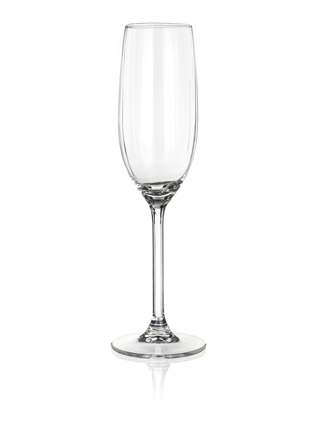 sklenice na šampus flétna 210ml PLISSÉ (4ks)