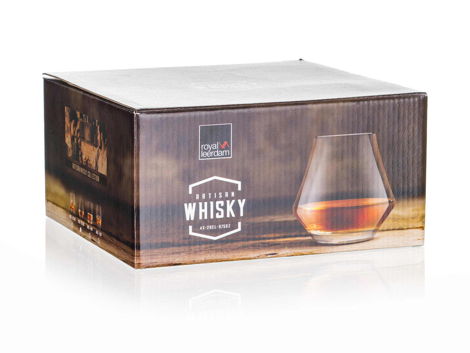 sklenice na whisky 290ml nízká (4ks)