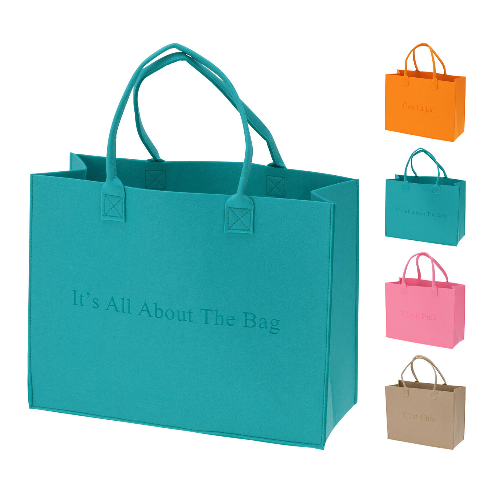 taška 44x34x18cm/3mm plstěná mix barev 0.24 Kg MTA MAXMIX Sklad14 387413