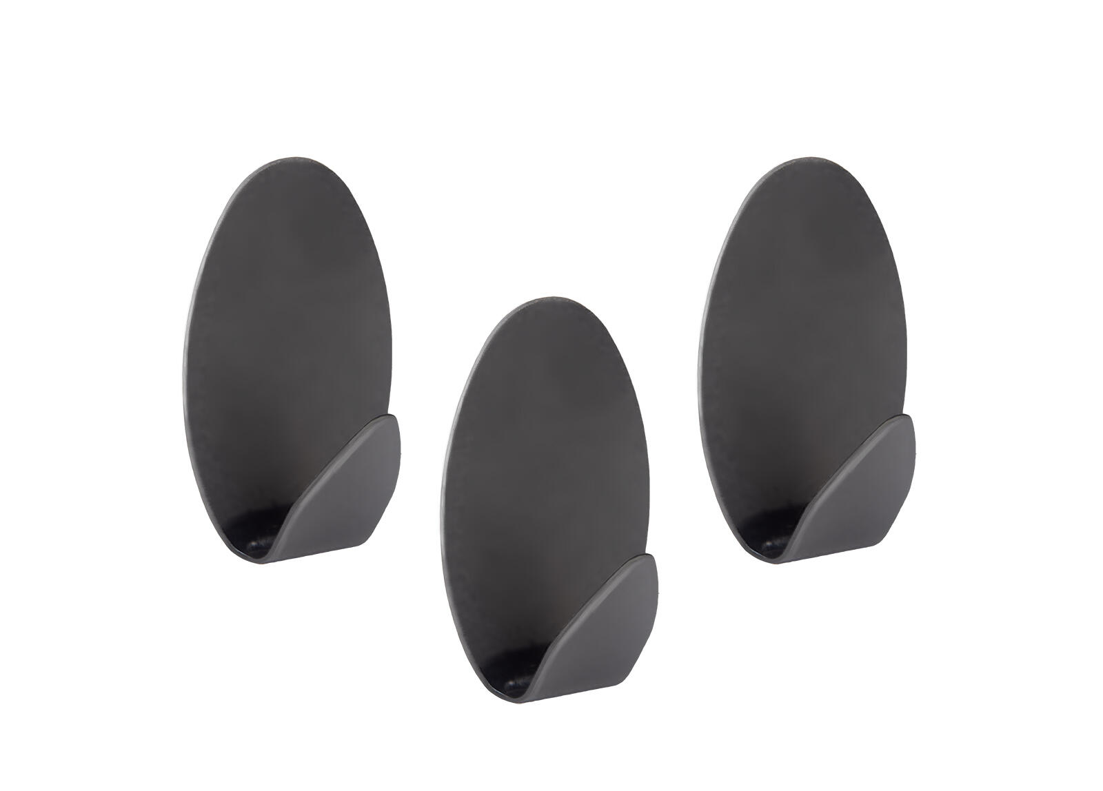 háček samolepicí ovál ocel ČER (3ks) 0.3 Kg MTA MAXMIX Sklad14 395244