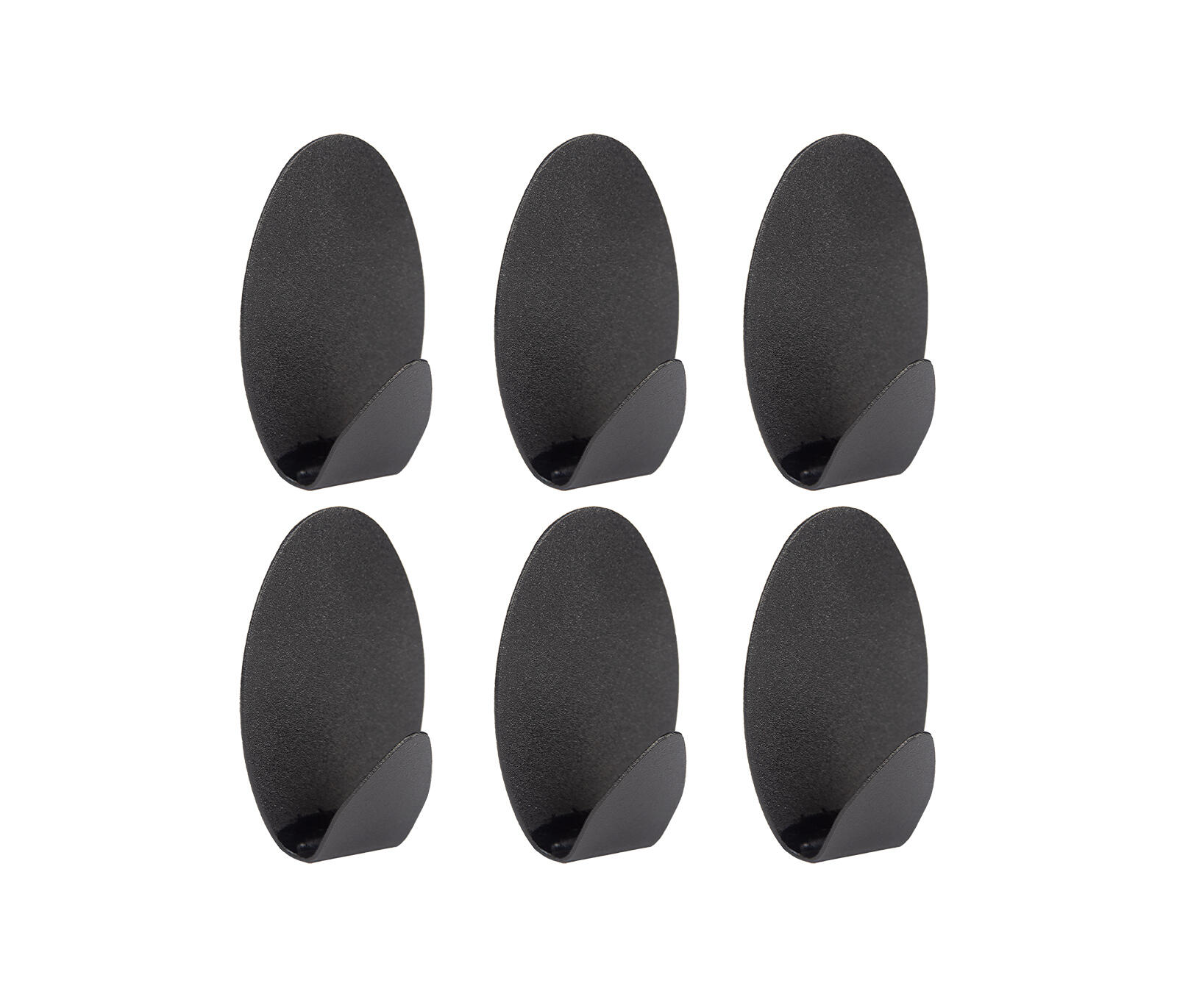 háček samolepicí ovál ocel ČER (6ks) 0.3 Kg MTA MAXMIX Sklad14 395246