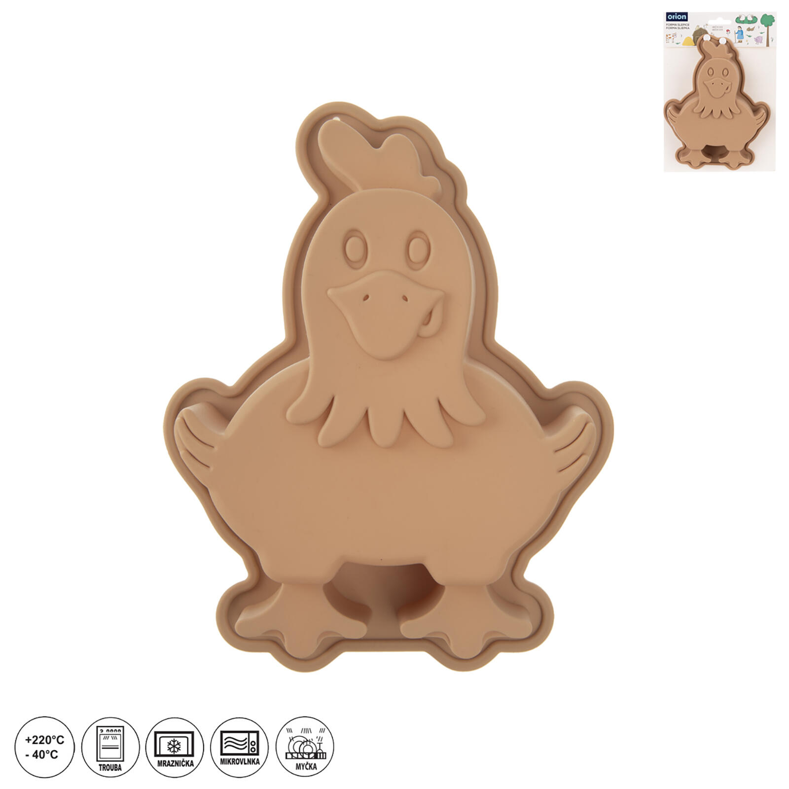 forma SLEPICE 19,5x16x4,5cm silikon HN 0.07 Kg MTA MAXMIX Sklad14 282178