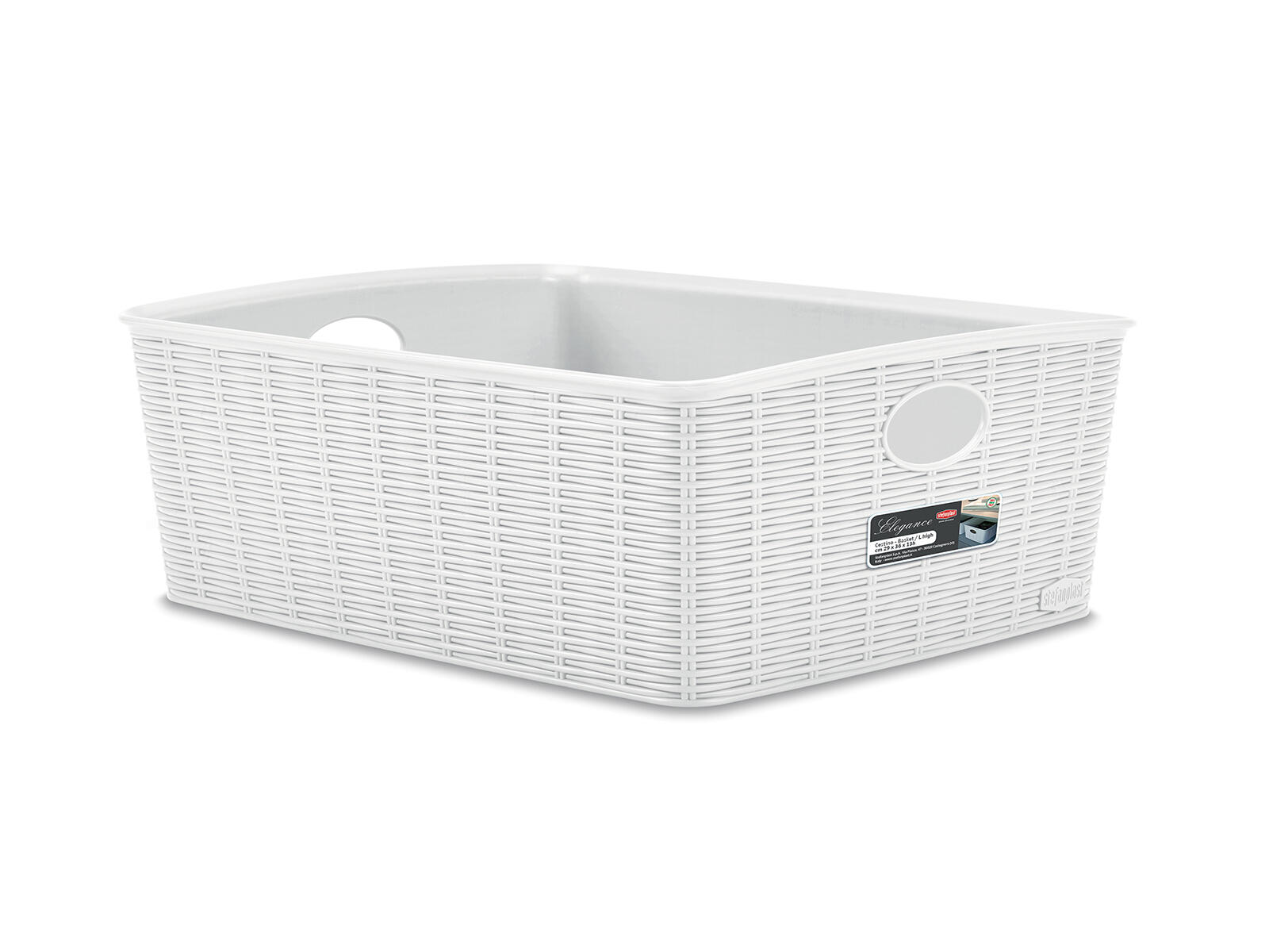 košík ELEGANCE 36x29x13cm PH BÍ 0.58 Kg MTA MAXMIX Sklad14 581306