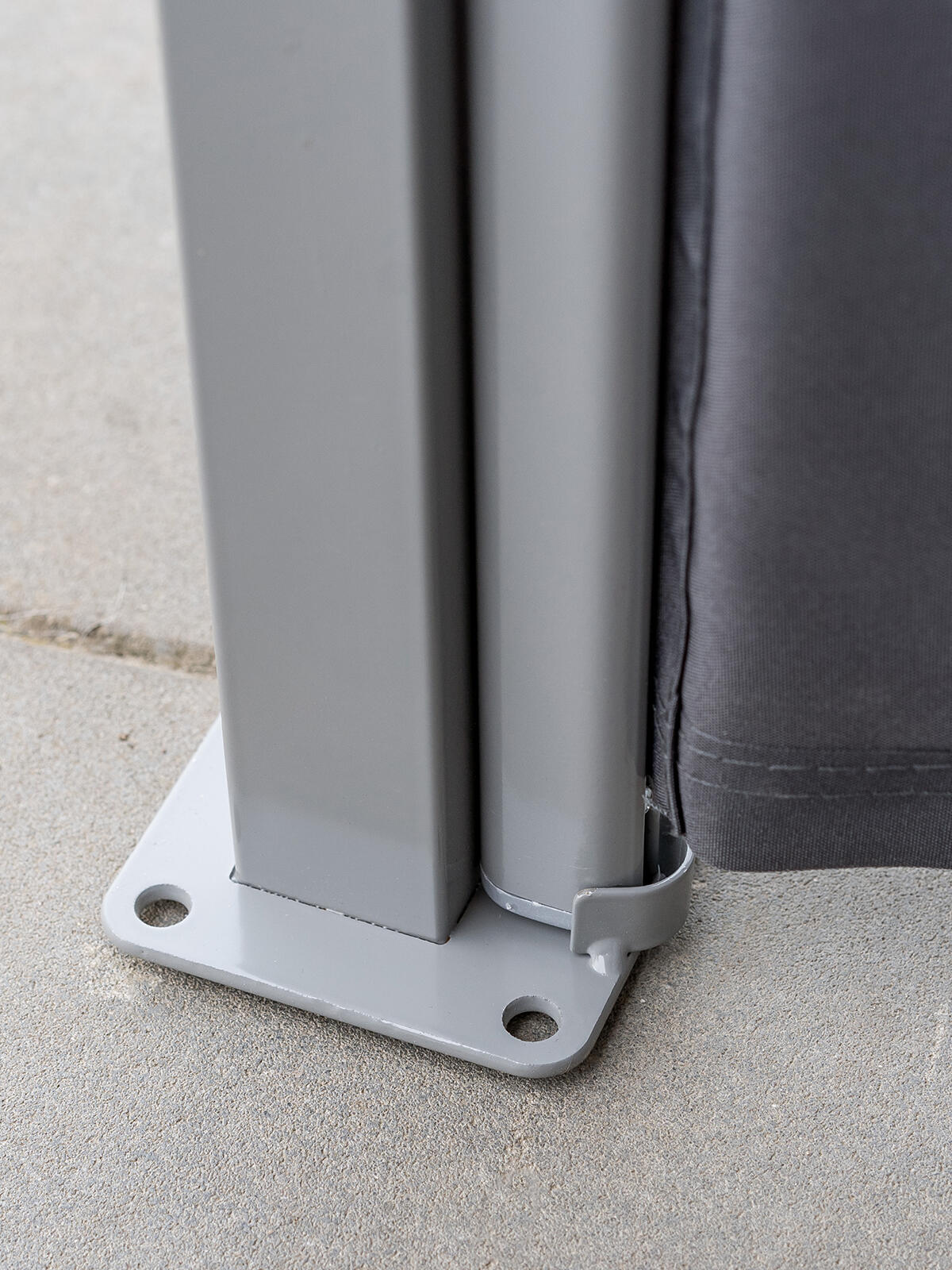 slunečník 230cm s boční stěnou ZE