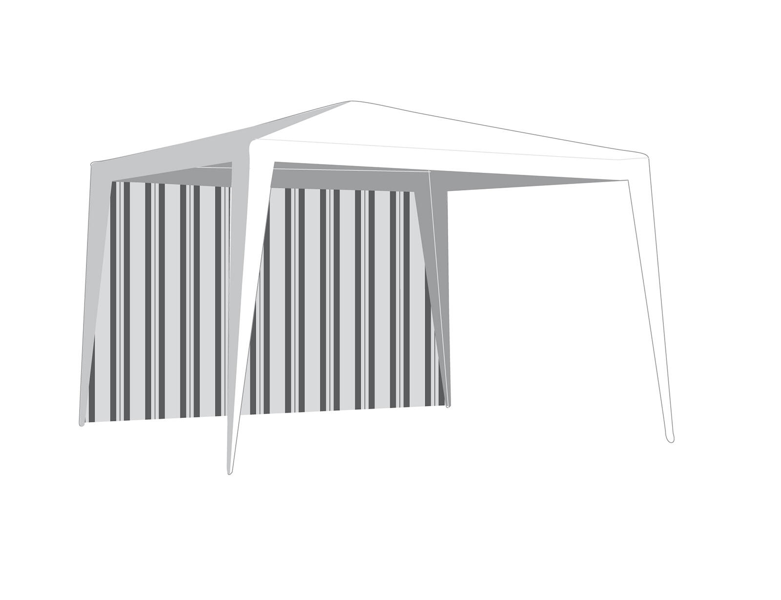 stěna k altánu 295x190cm bez okna PRUHY BÍ/ZE 0.48 Kg MTA MAXMIX Sklad14 327127