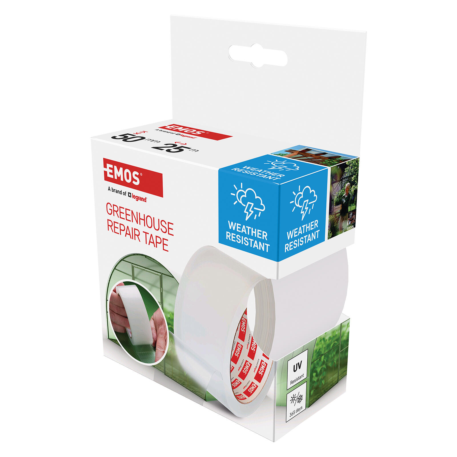 páska opravná skleníková 50mmx25m TRA 0.02 Kg MTA MAXMIX Sklad14 101224