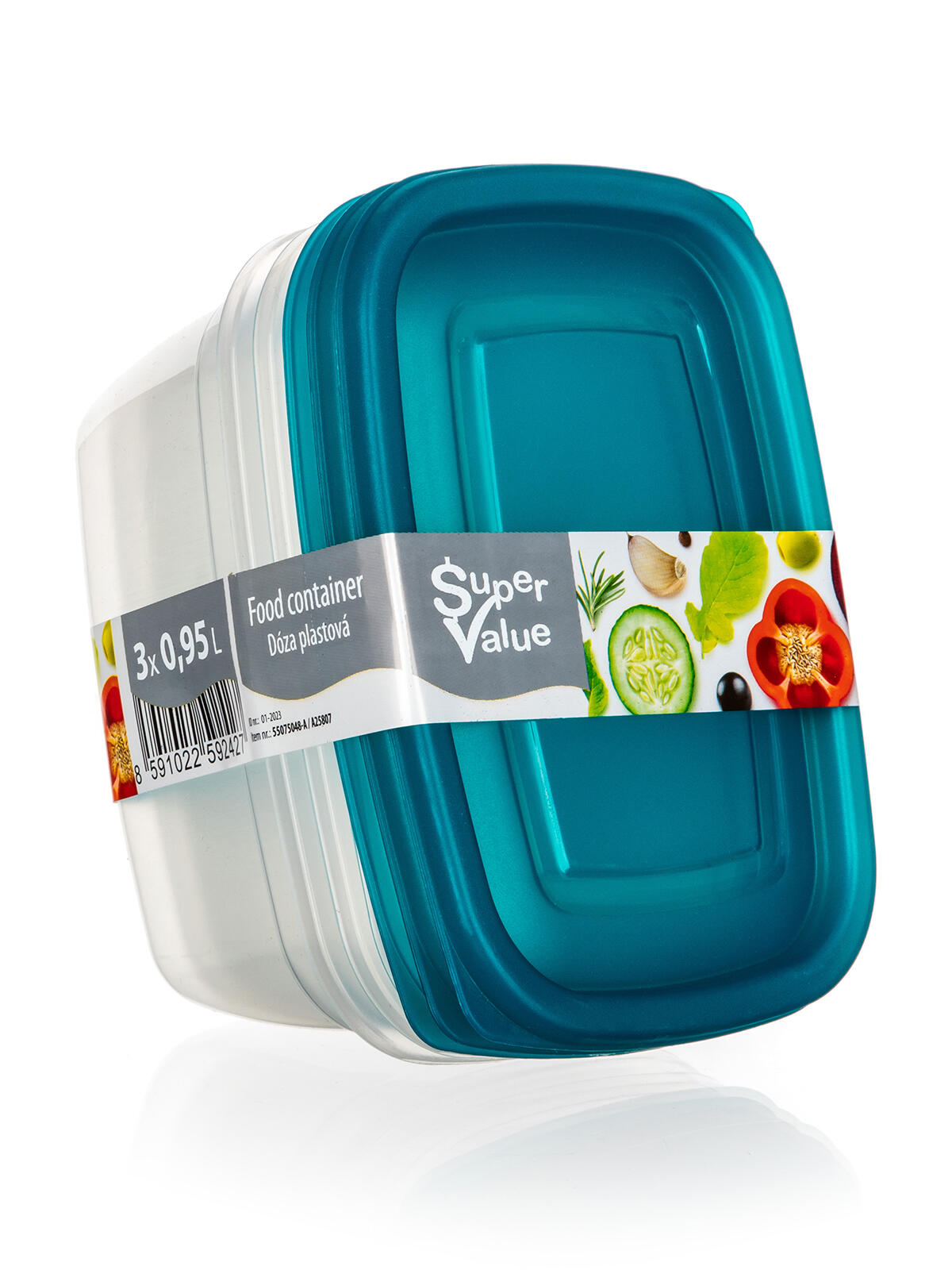 dóza obdél. 0,95l SUPER VALUE PH TRA/TYRK (3ks)