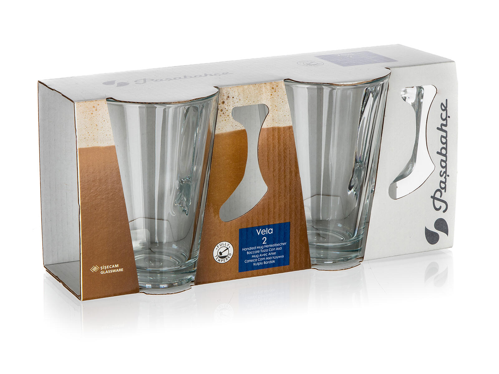 hrnek 250ml VELA skleněný (2ks)