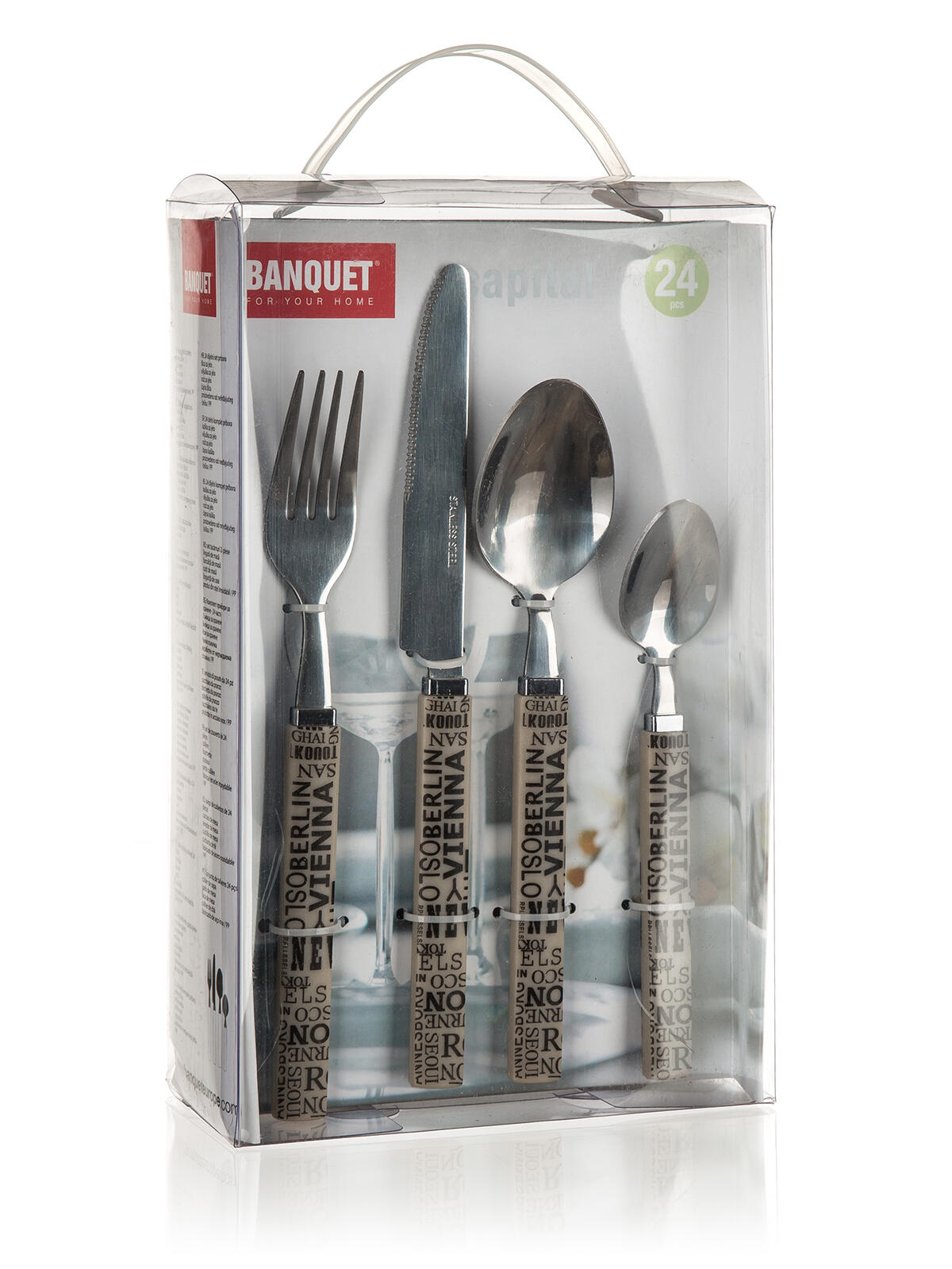 příbor CAPITAL nerez, PH rukojeť sada 24díl.