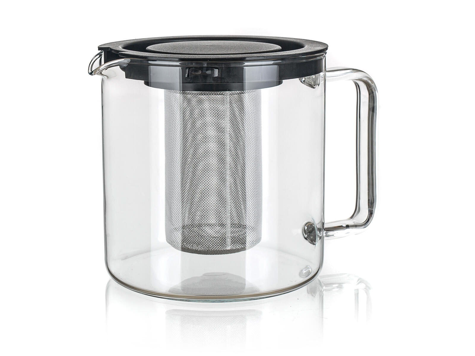konvice FROM 1,3l skl.se sítkem, víčko PH, rukojeť skl.