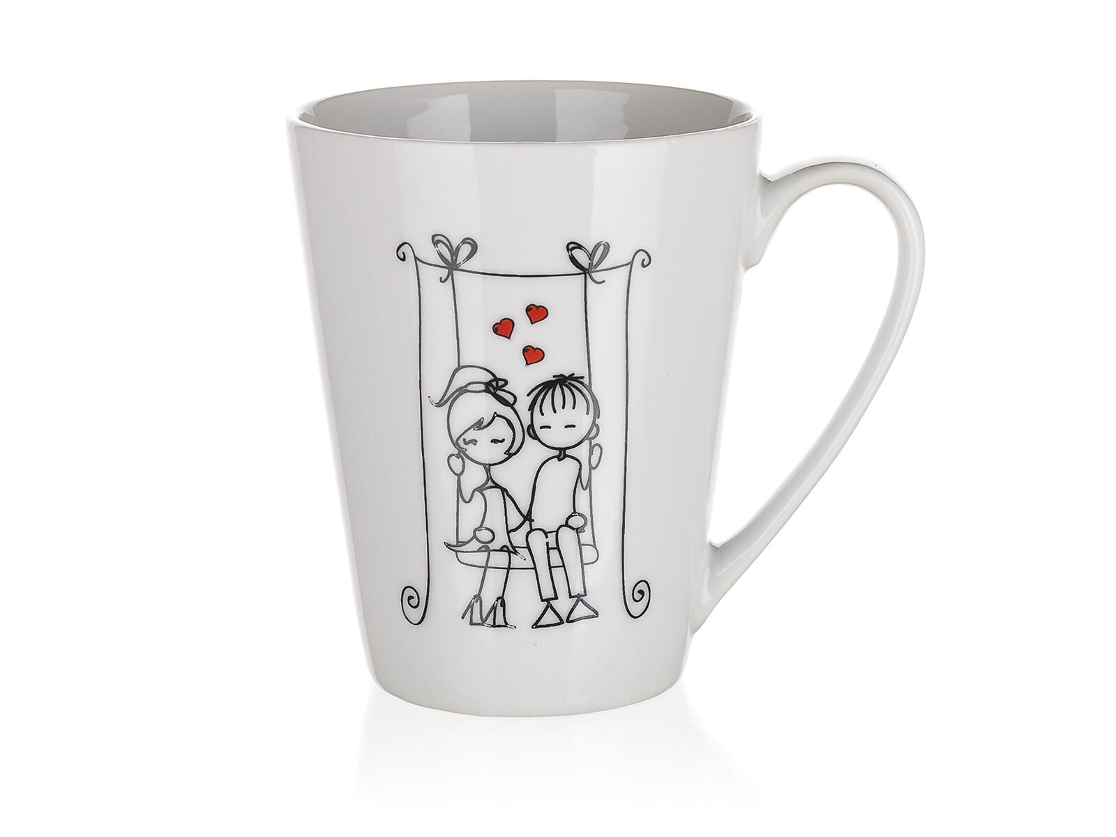 hrnek 330ml LOVE keramický mix dekorů