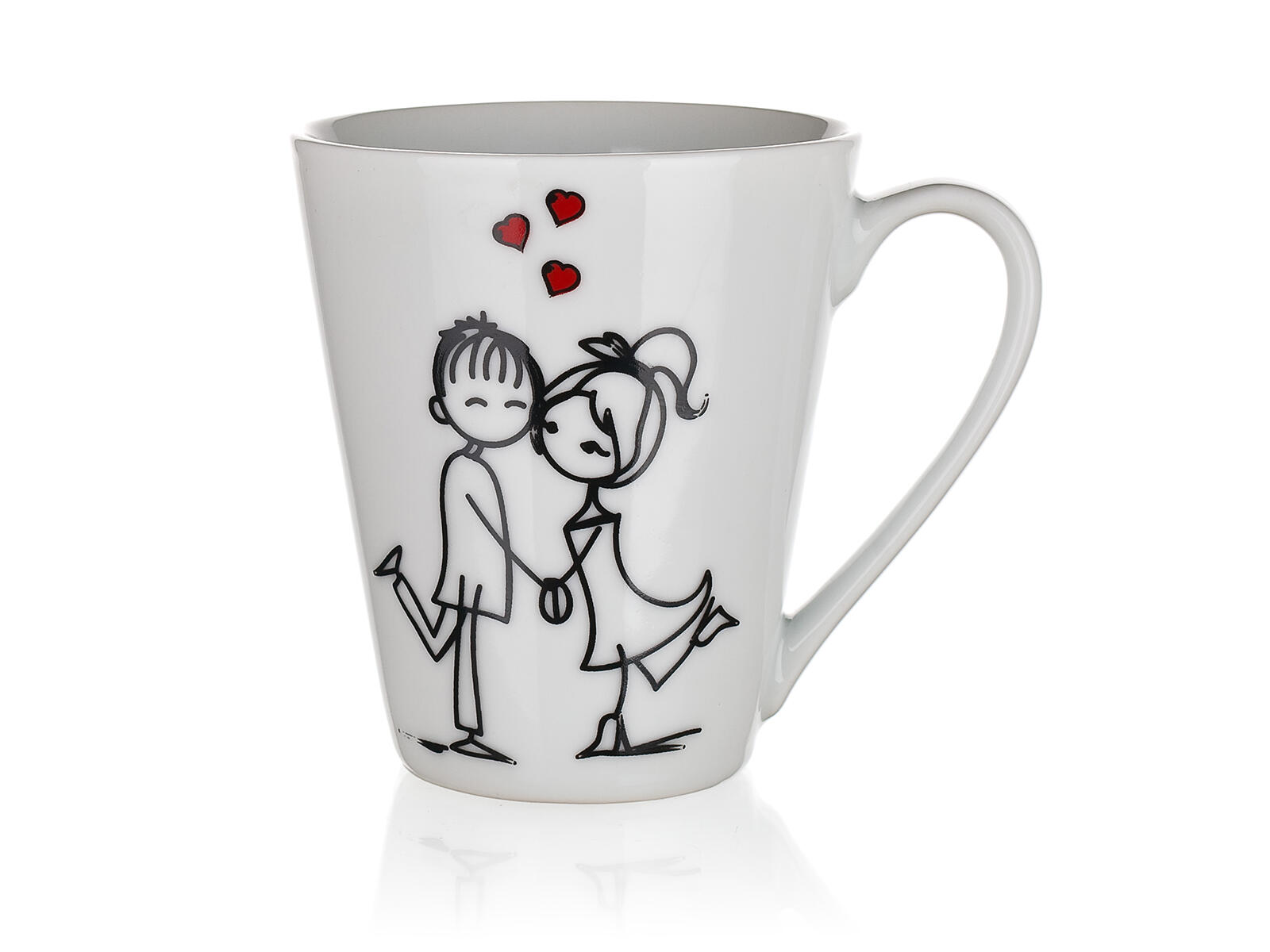 hrnek 330ml LOVE keramický mix dekorů