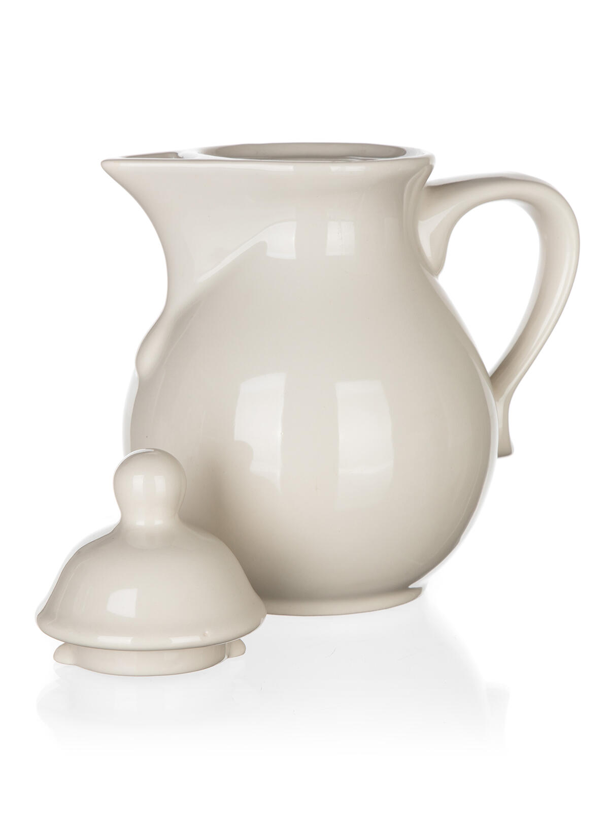 konvice 1,25l NATURAL Ivory keramická