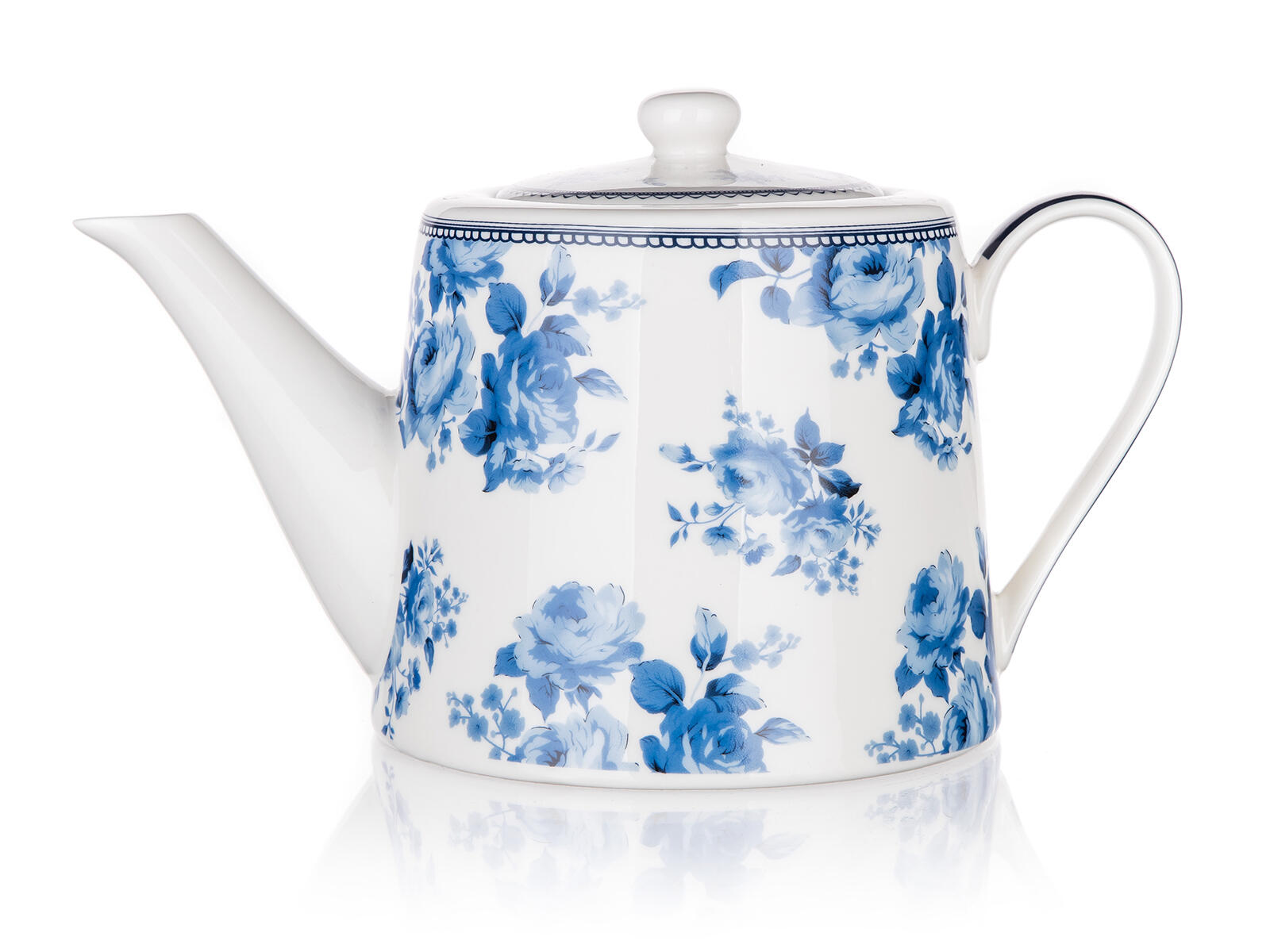 konvice 1l BLUE FLOWER keramická