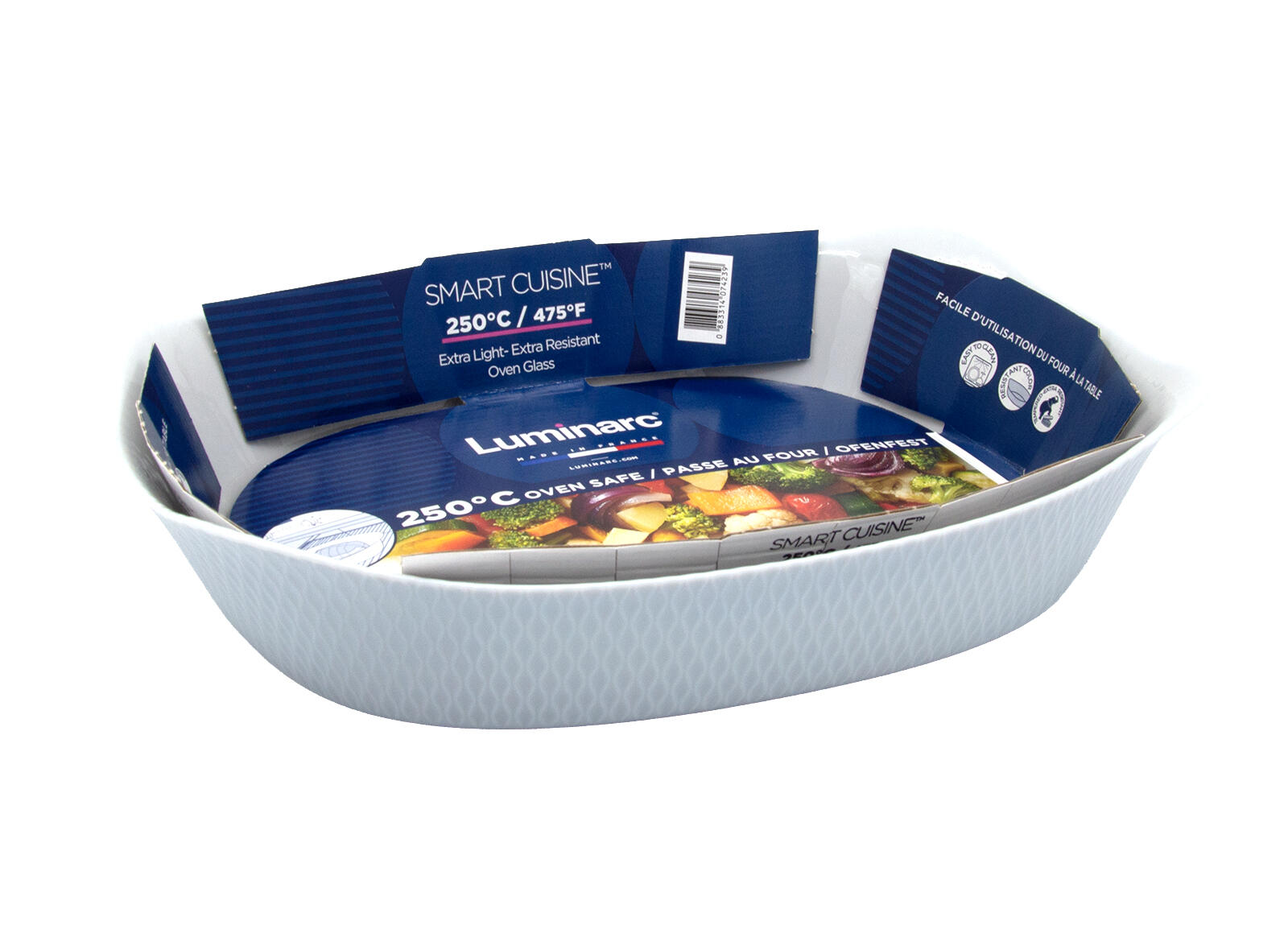 miska zapékací obdél.SMART CUISINE WAVY GRANIT 34x25x6,9cm skl.ŠE