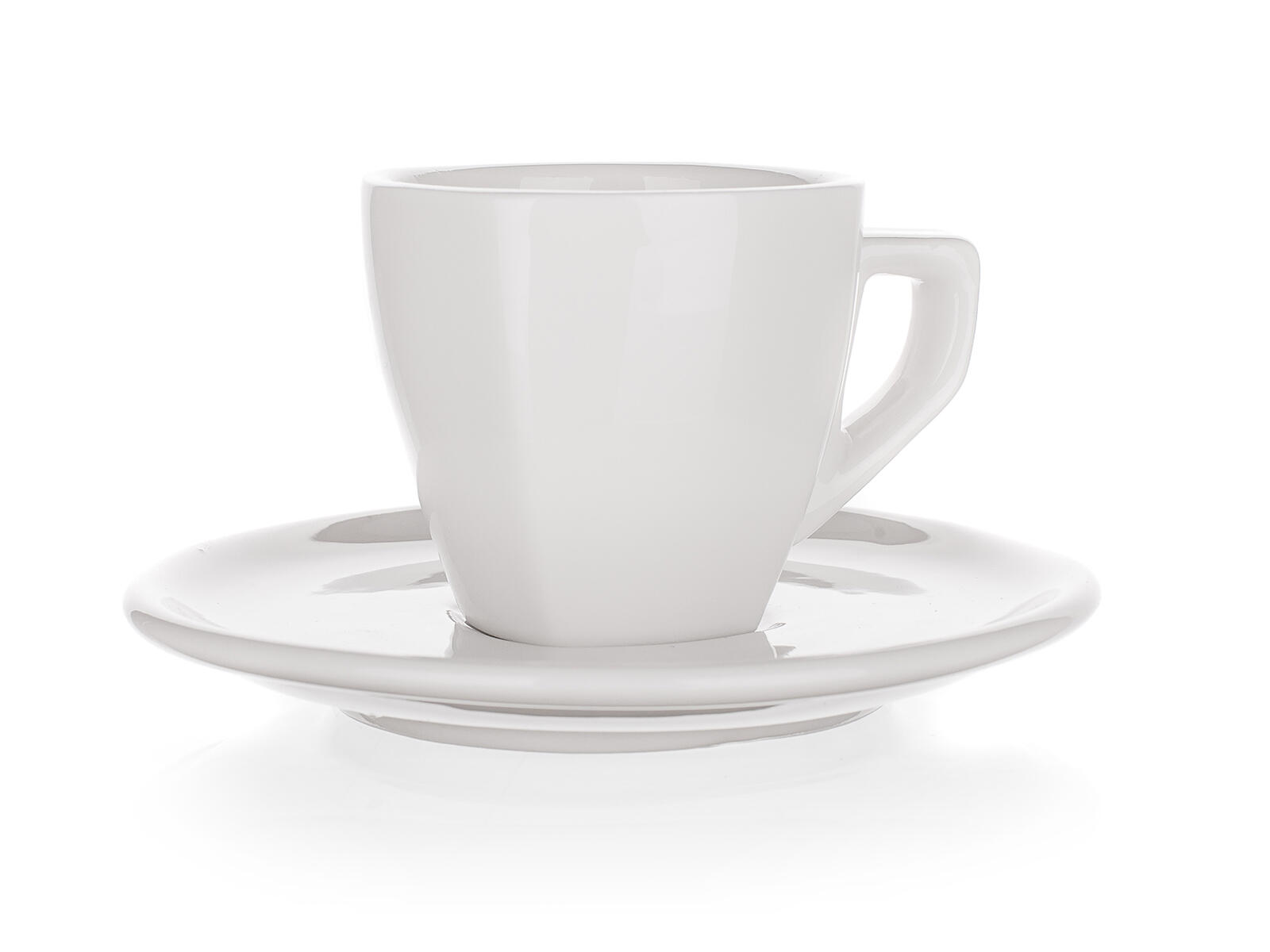 šálek + podšálek  60ml square ALBA BÍ porcelánový (6ks)