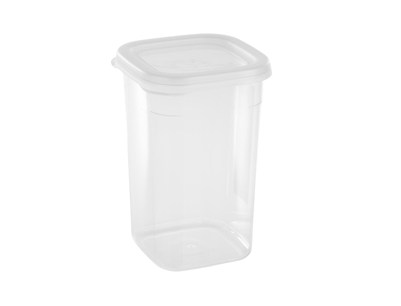 dóza LISSA čtvercová 1,2l (10,5x10,5x16cm) PH TRA