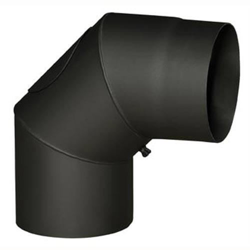 koleno kouřové s otv.150mm/90st.t.1,5mm ČER 2.85Kg MAT MAXMIX Sklad14 654102