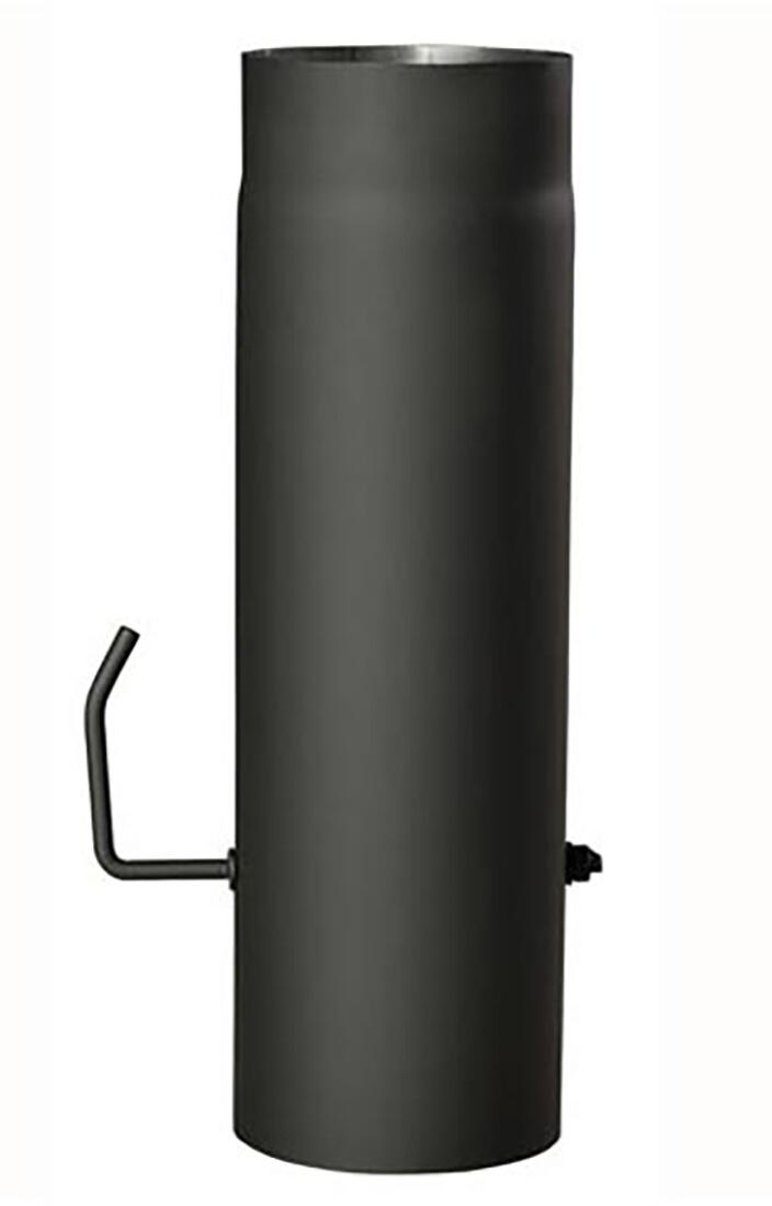 roura kouřová s klap.130mm/ 500 t.1,5mm ČER 3.05 Kg MAXMIX Sklad14 654165 137