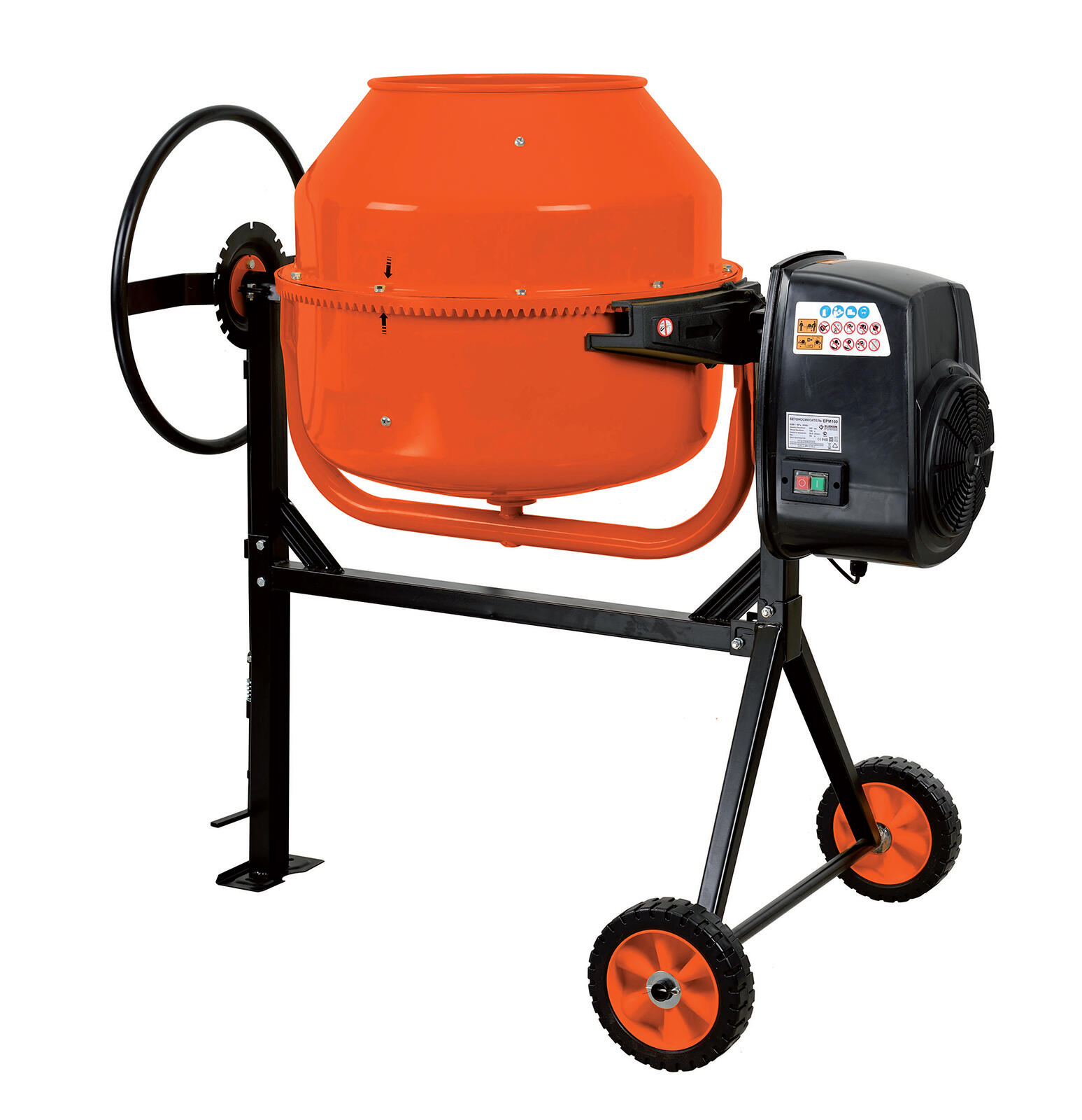 míchačka stavební 160l, 230V, motor 650W 72Kg MAT MAXMIX Sklad14 793002