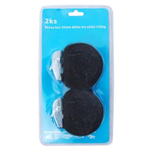 pás upínací 25mm, dl.3m, zátěž 125kg  (2ks) 0.2 Kg MTA MAXMIX Sklad14 791394