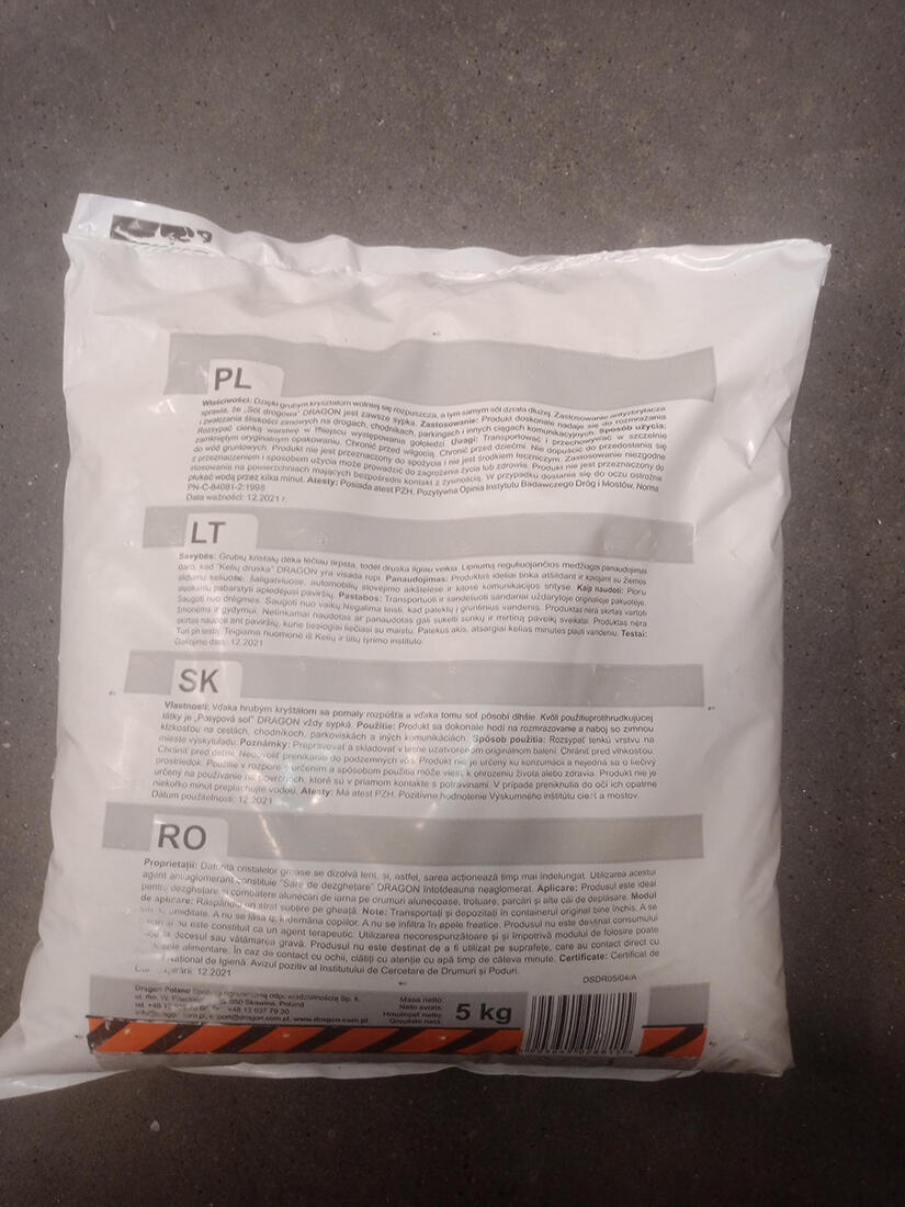 sůl posypová  5kg 5 Kg MTA MAXMIX Sklad14 618010