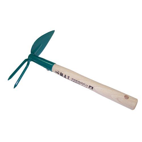 okopávačka srdíčko 2 hroty S NÁSADOU  27cm PROFI český výrobek 0.14 Kg MTA MAXMIX Sklad14 465361