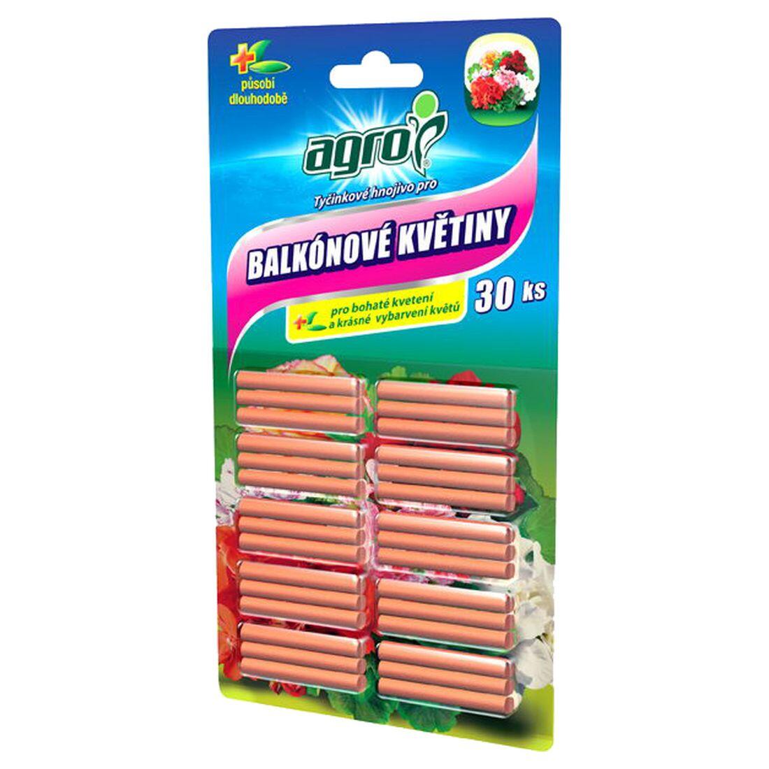 hnojivo AGRO tyčinkové balk.květiny (30ks) 0.05 Kg MTA MAXMIX Sklad14 910071