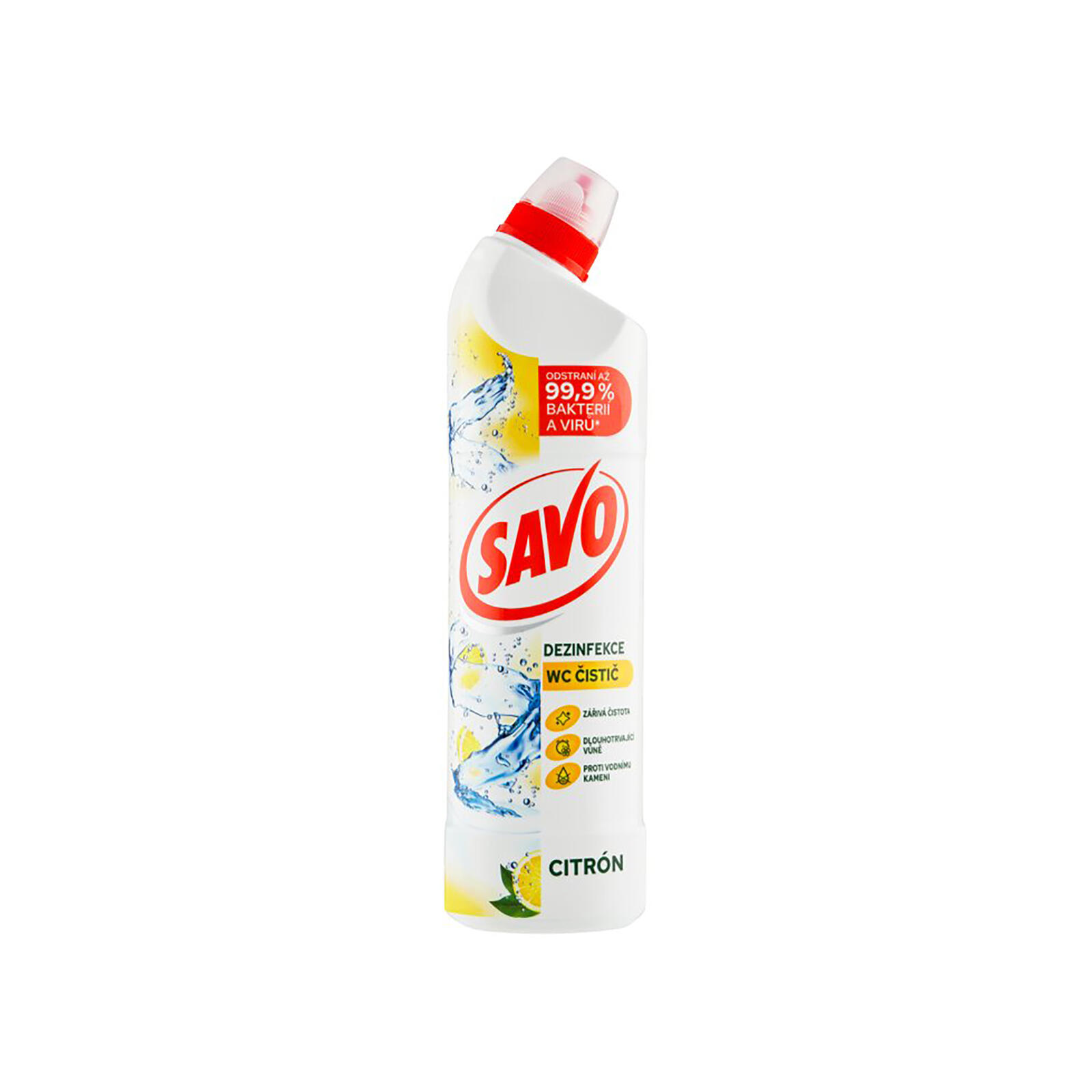 SAVO WC CITRON bez chloru 750ml 0.77 Kg MTA MAXMIX Sklad14 823005