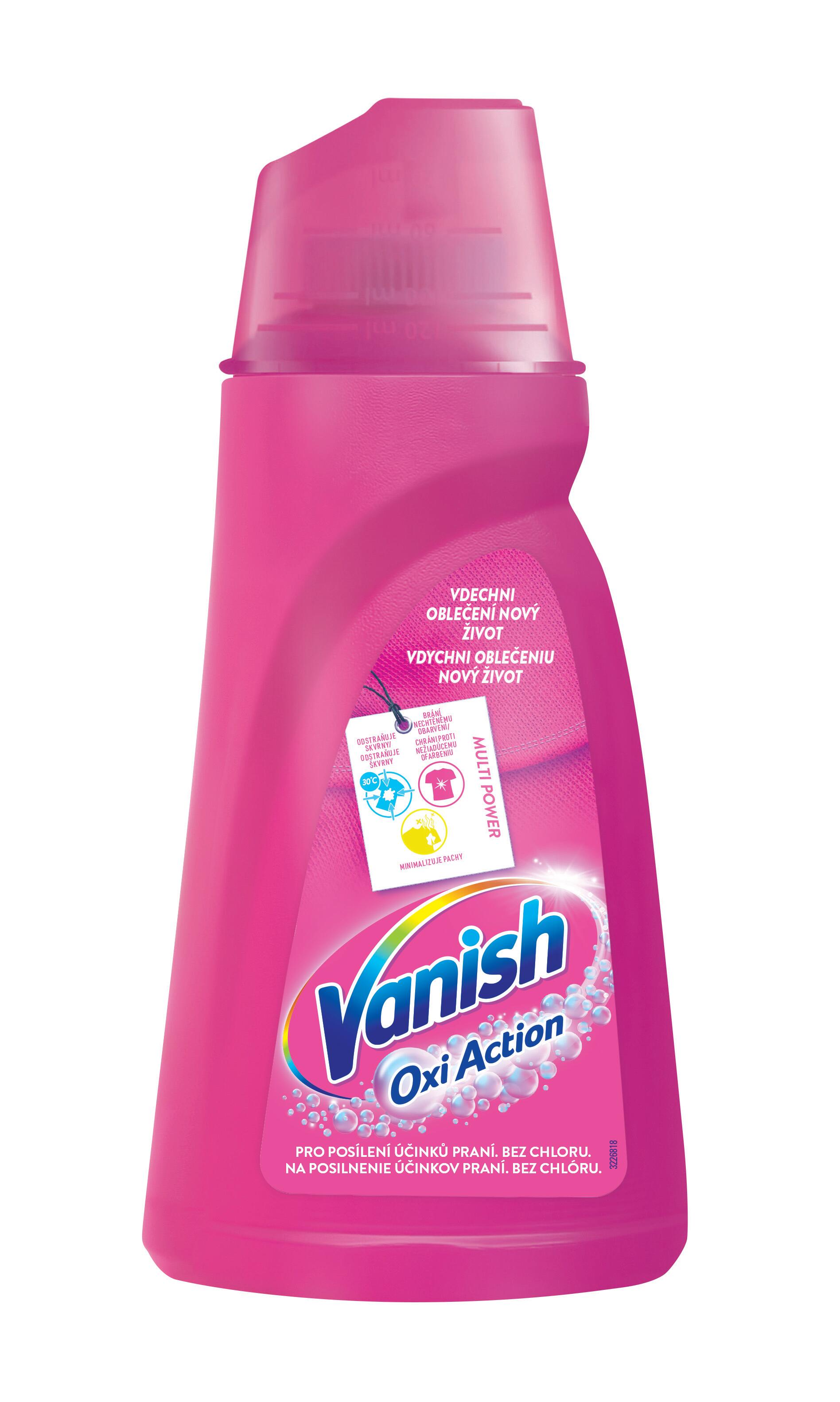 VANISH odstraňovač skvrn na barevné prádlo 1l 1.03 Kg MTA MAXMIX Sklad14 821101