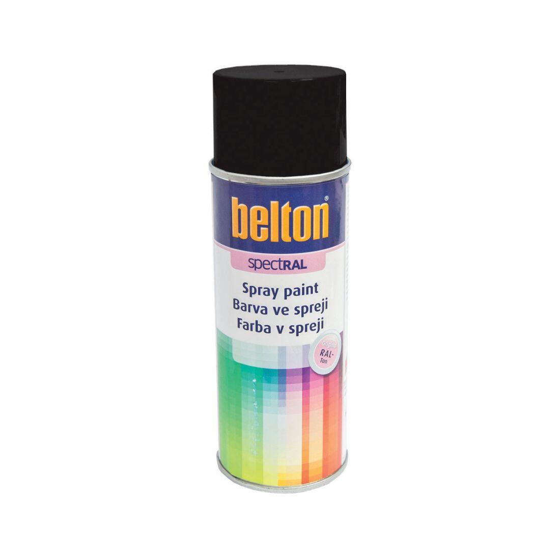 barva ve spreji BELTON RAL 9005, 400ml ČER 0.31 Kg MAXMIX Sklad14 825120 25