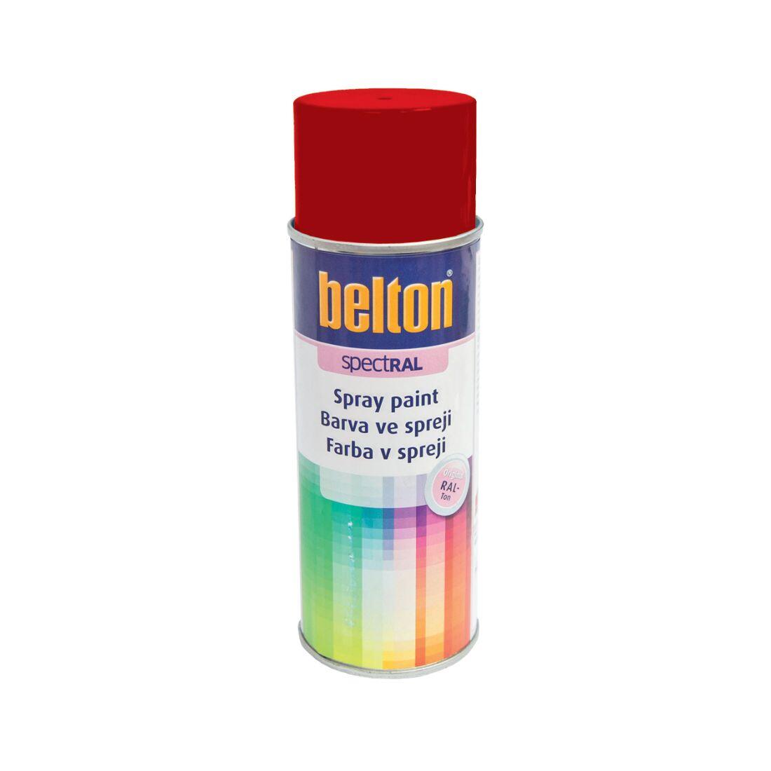 barva ve spreji BELTON RAL 3000, 400ml ČRV ohnivě lesklá 0.31 Kg MAXMIX Sklad14 825129 12