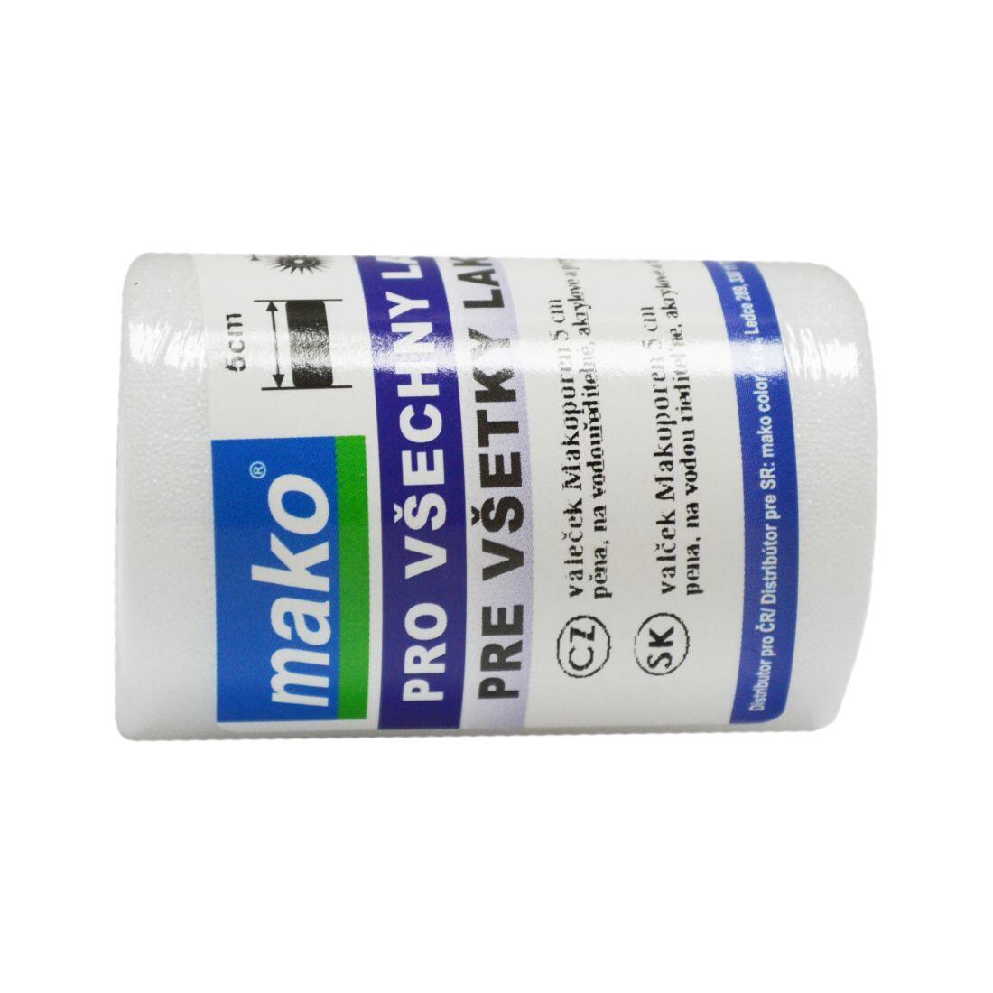 váleček malířský  50mm, pr.držadla 6mm MAKOPOREN 0.01 Kg MTA MAXMIX Sklad14 825305